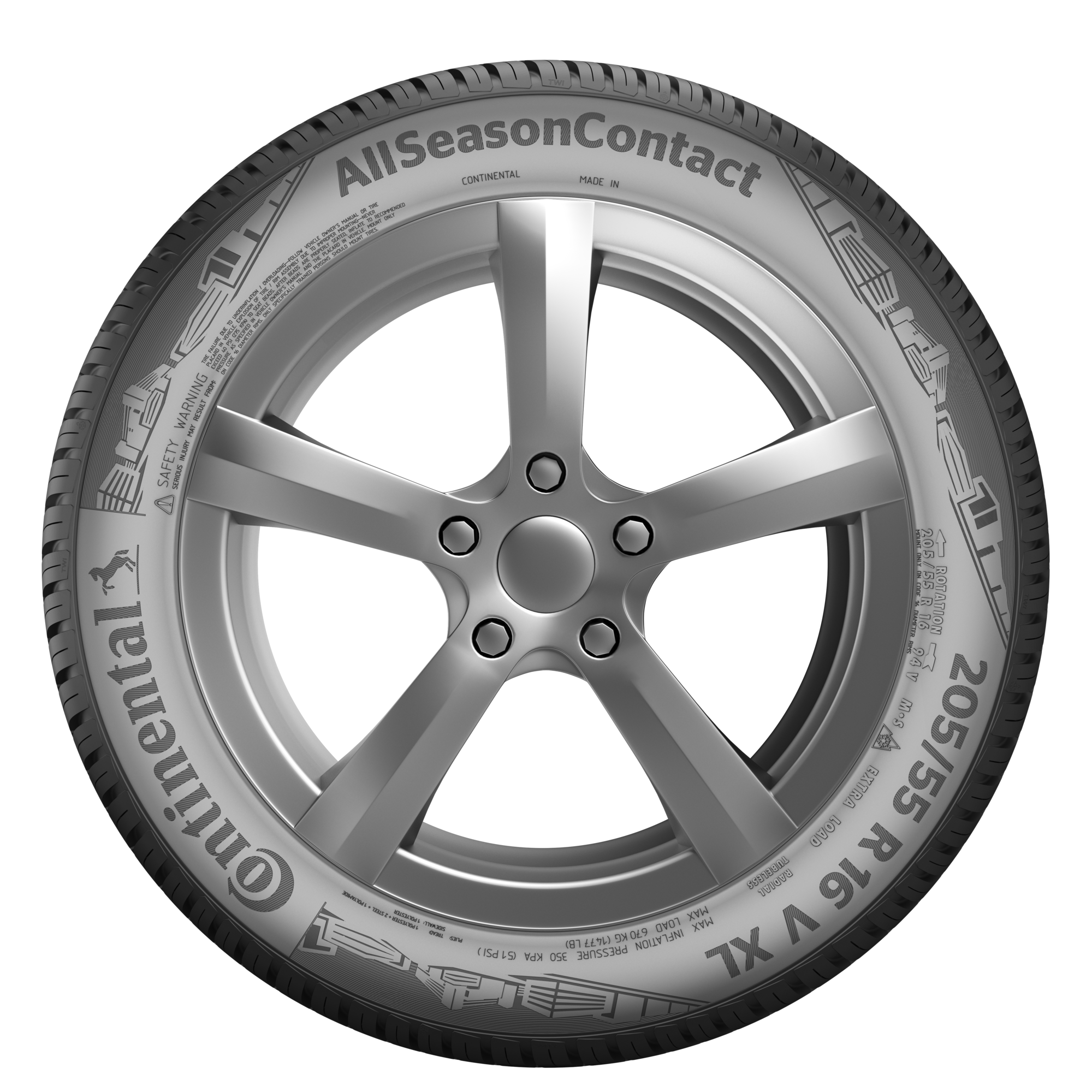 CONTINENTAL AllSeasonContact™ 235/55 R18 100 V