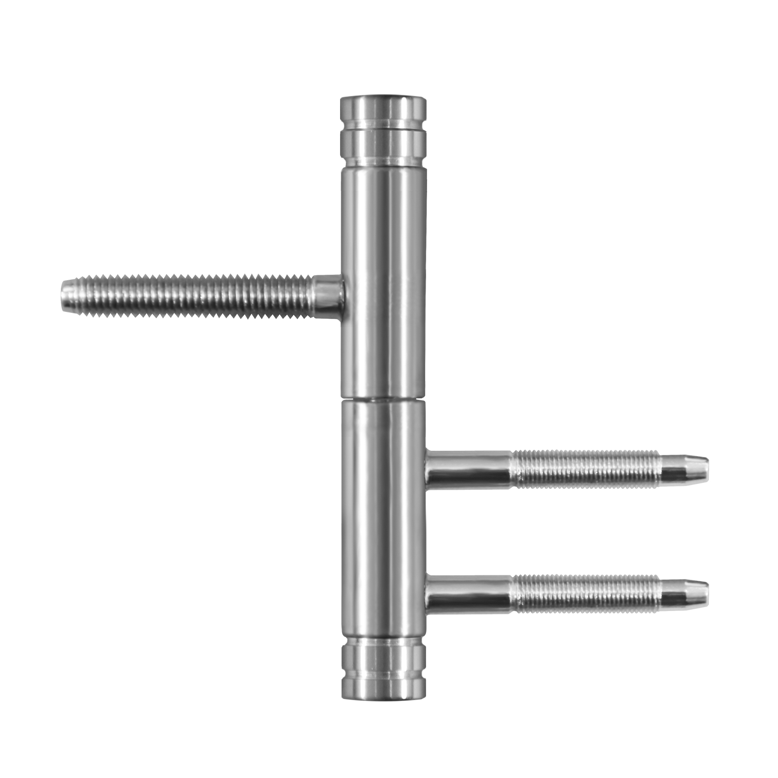 2-teilig mit Flachkopf