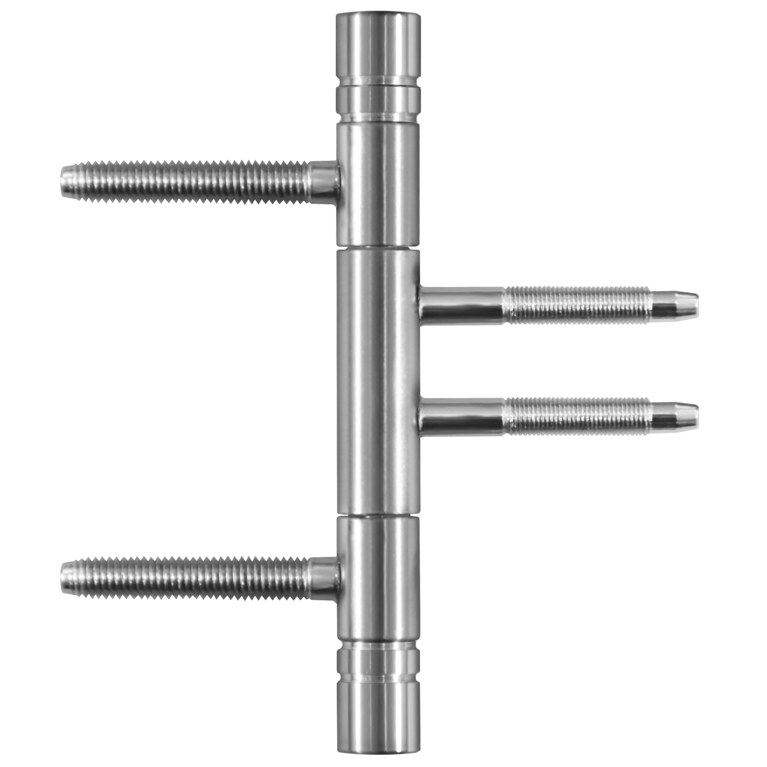 3-teilig mit Flachkopf