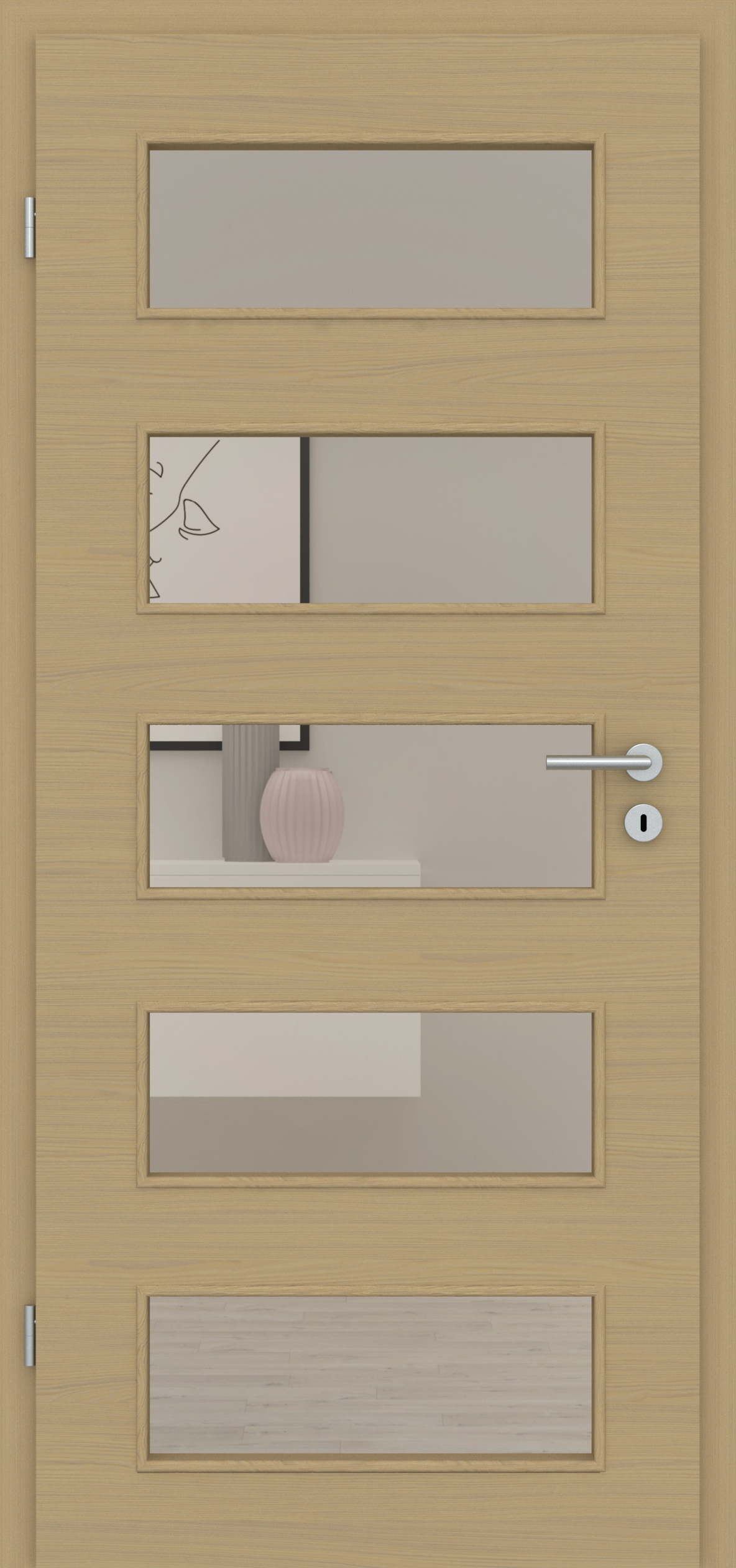 Eiche Naturbeige quer