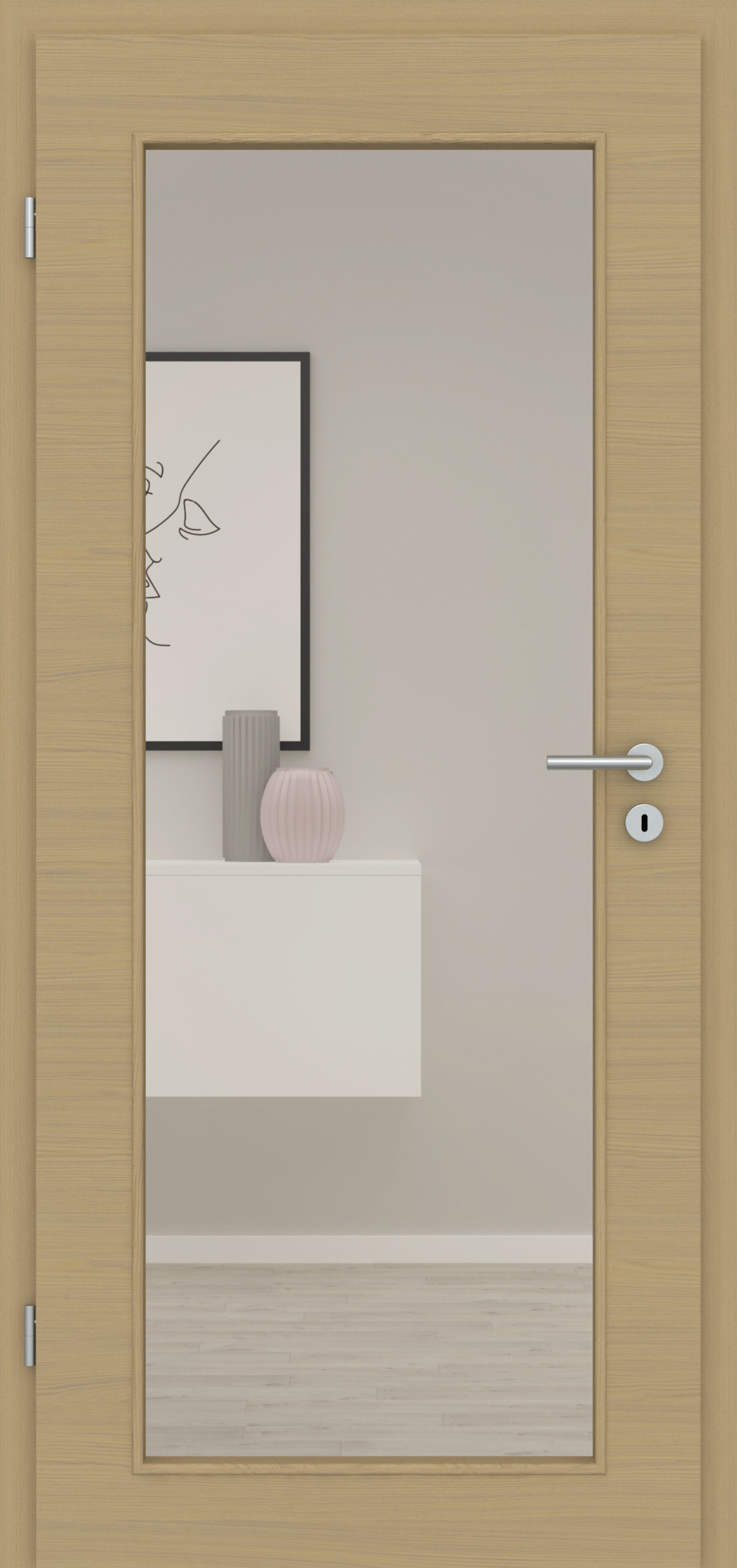 Eiche Naturbeige quer