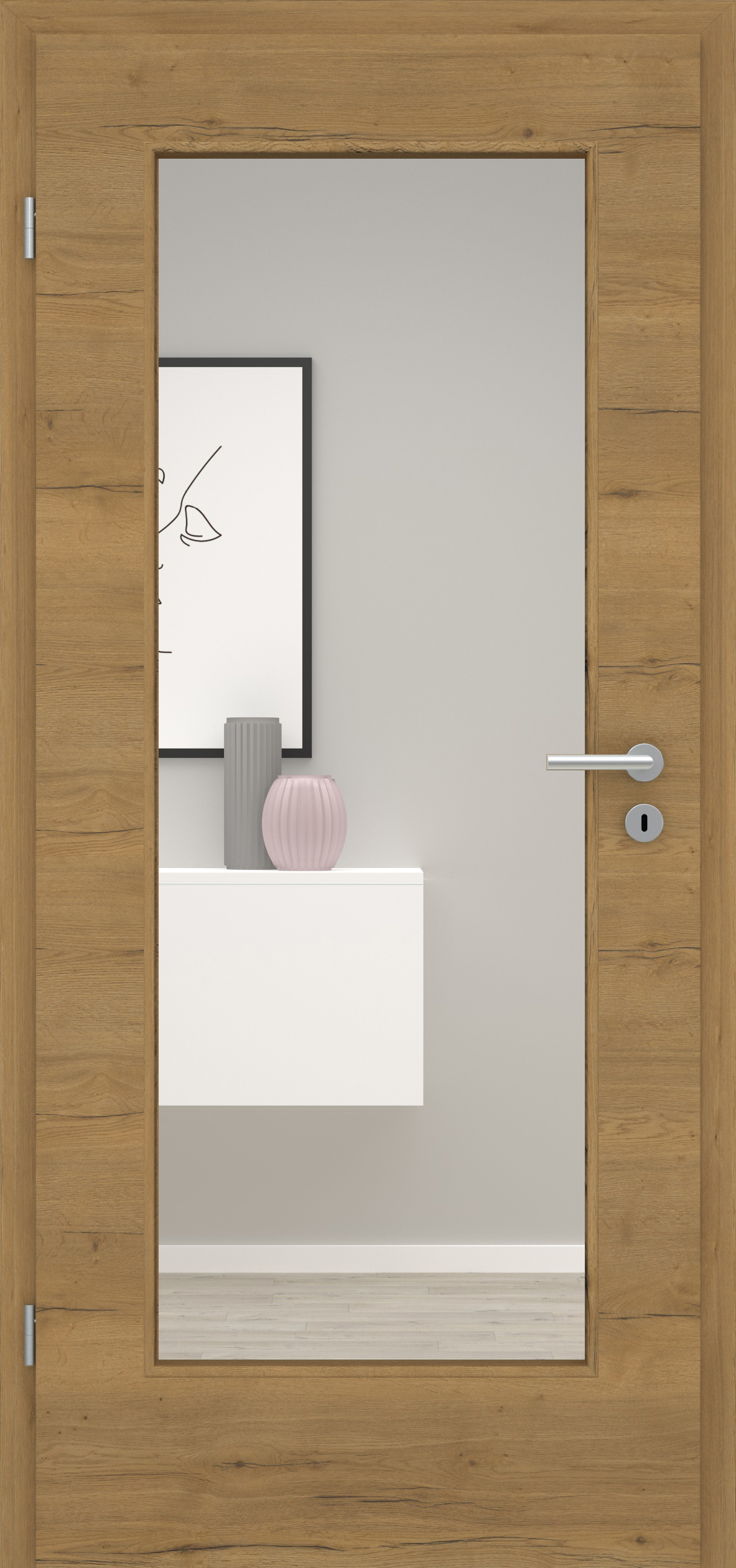 Fachwerk Eiche Honig quer