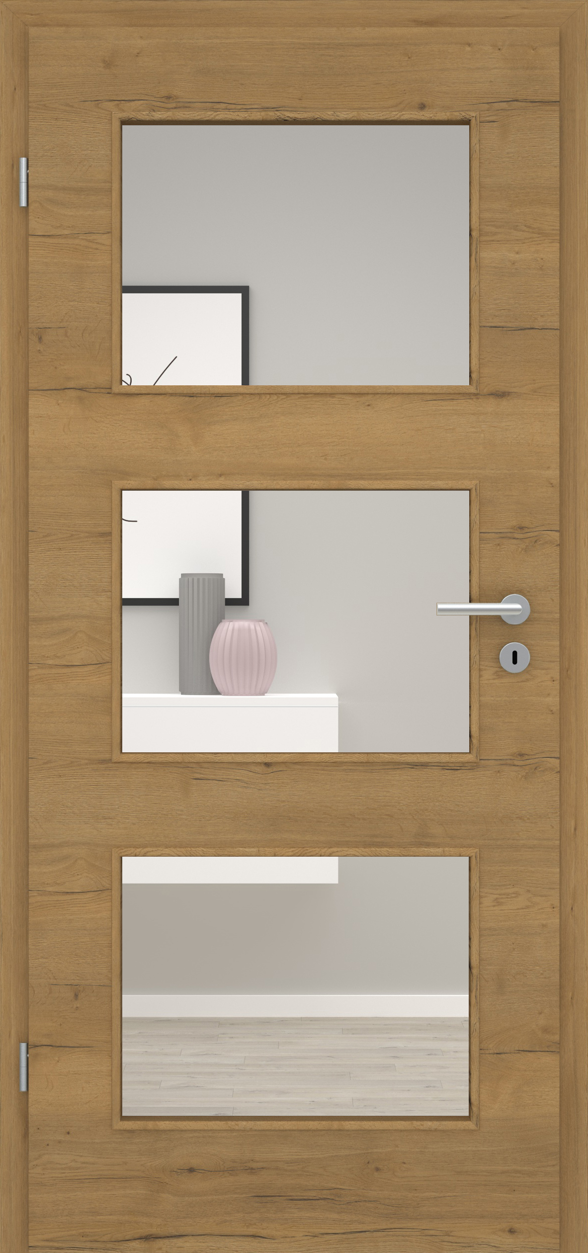 Fachwerk Eiche Honig quer