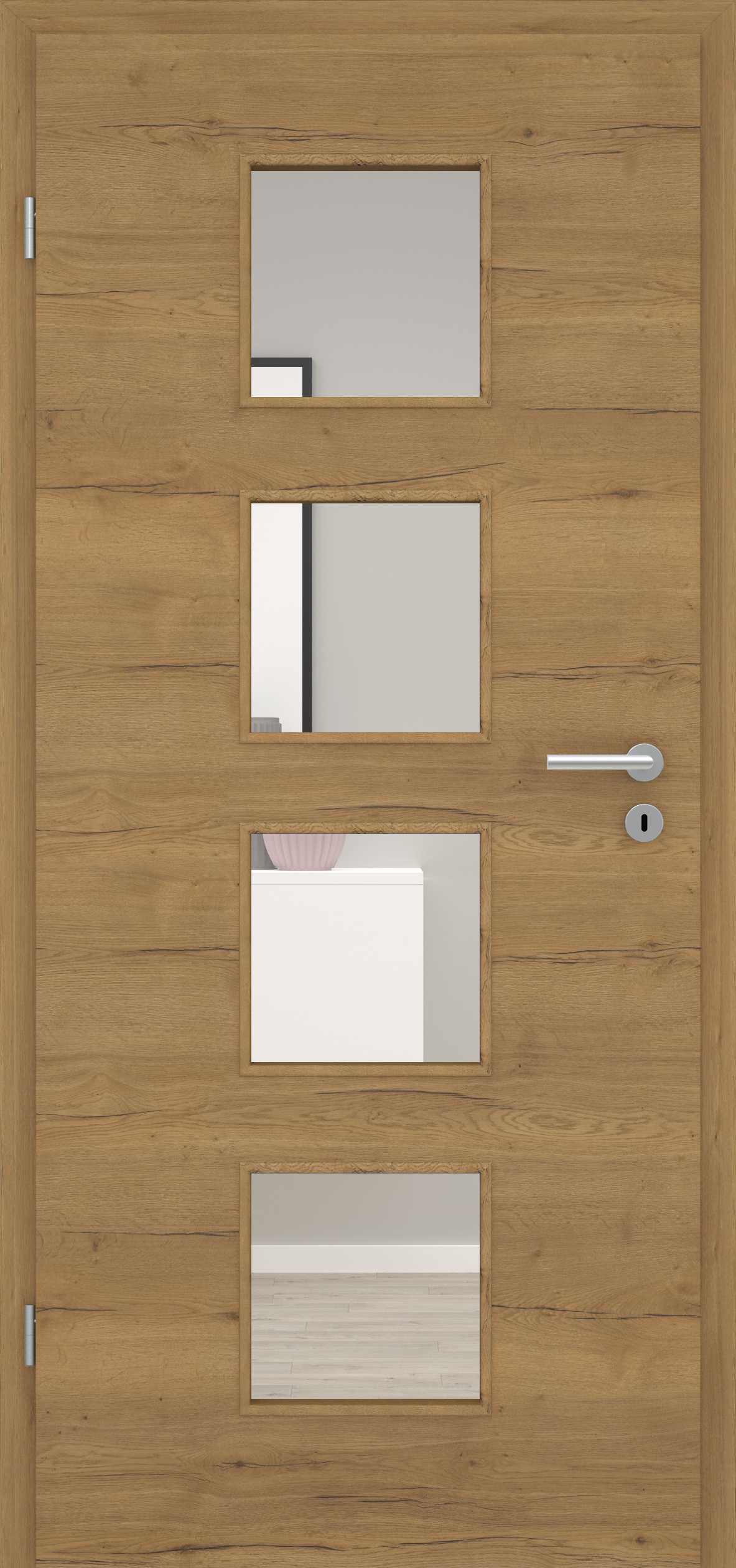 Fachwerk Eiche Honig quer