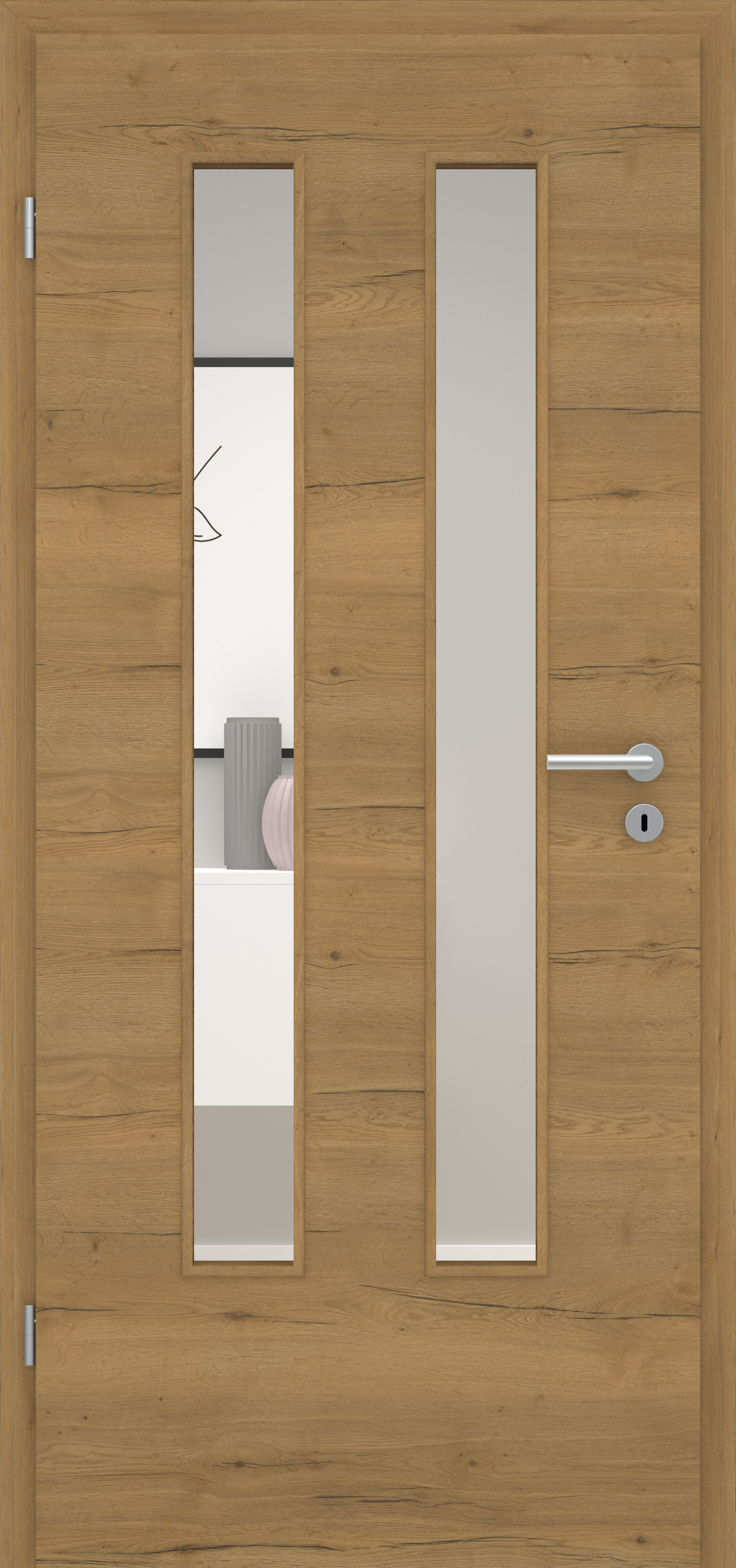 Fachwerk Eiche Honig quer