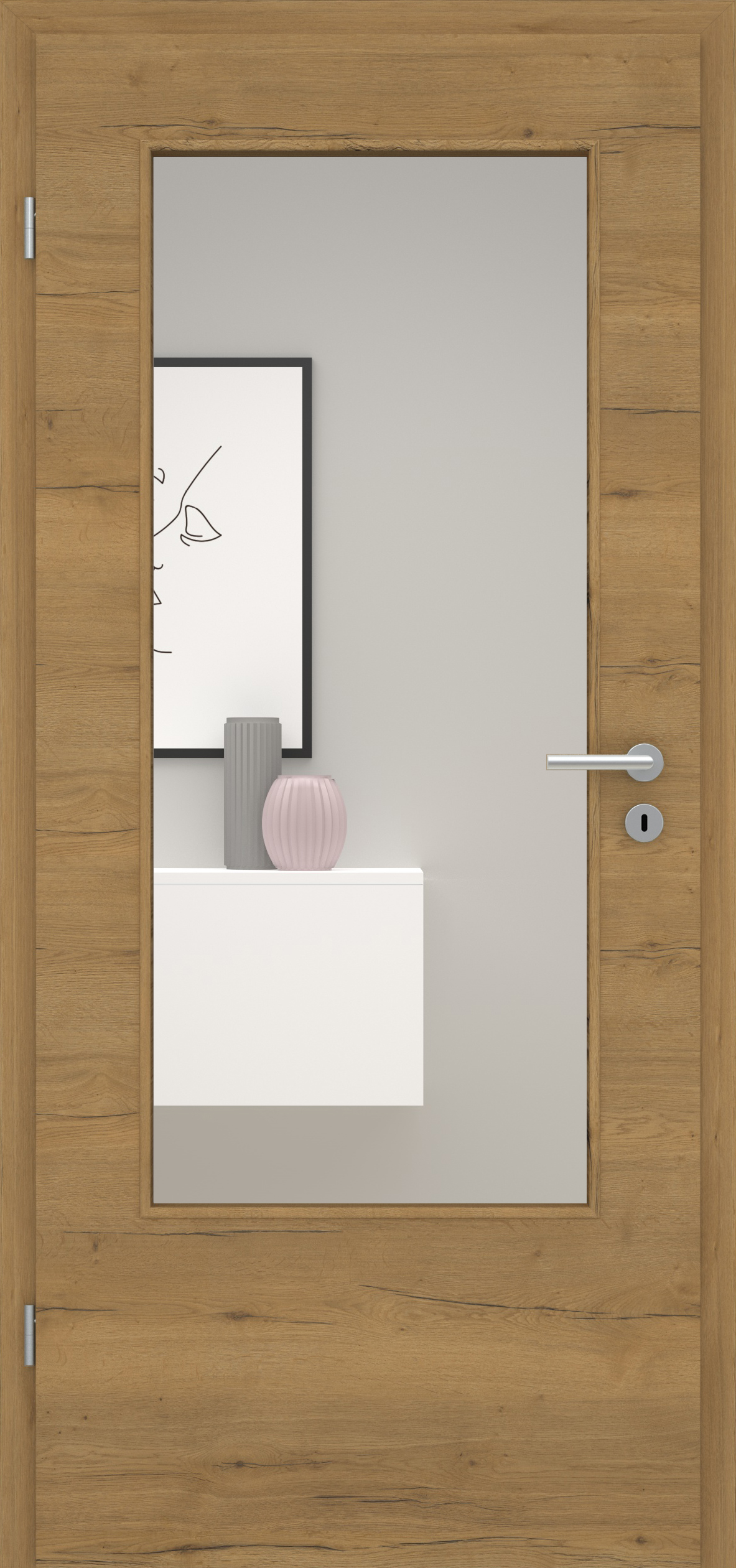 Fachwerk Eiche Honig quer