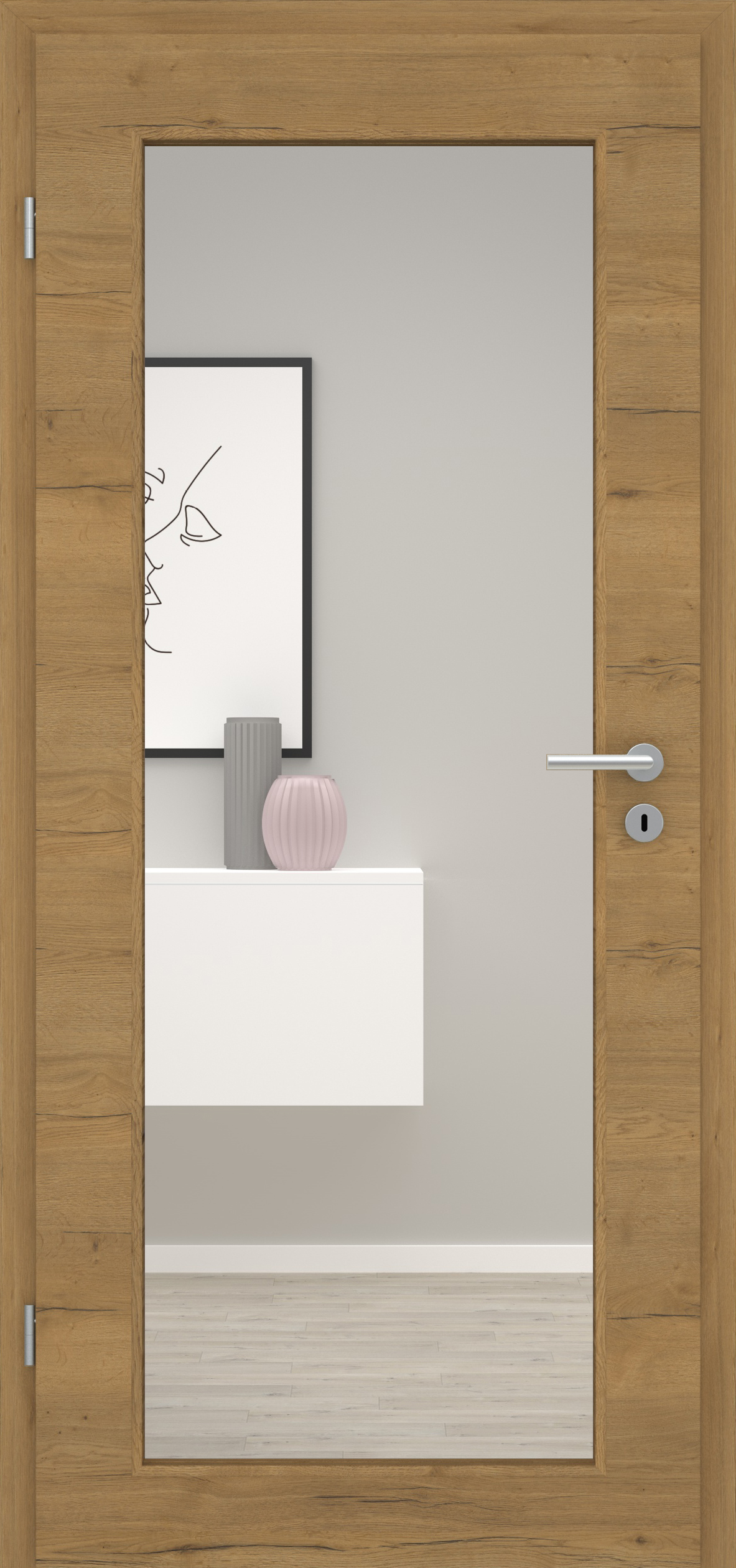 Fachwerk Eiche Honig quer