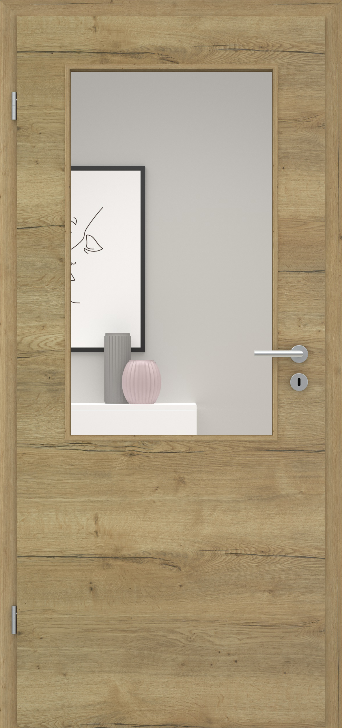 Fachwerk Eiche Natur quer