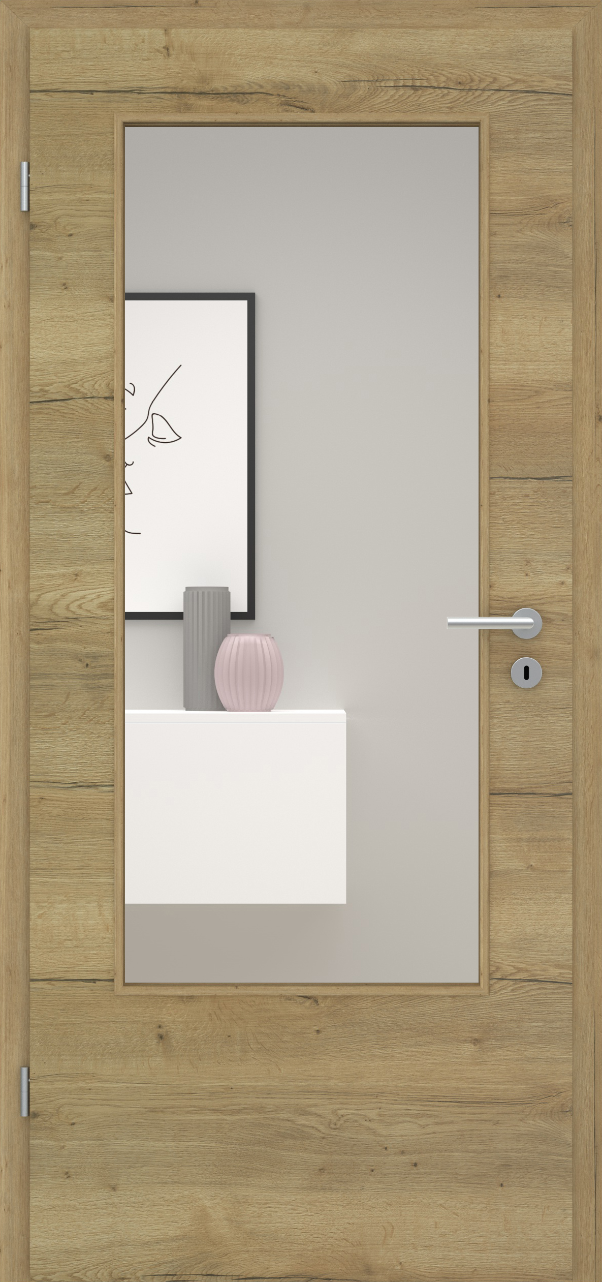 Fachwerk Eiche Natur quer