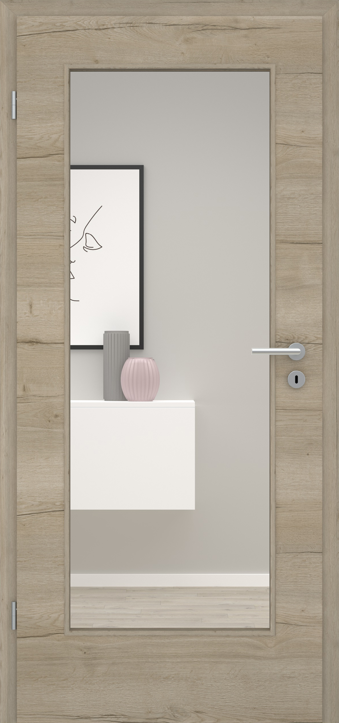 Fachwerk Eiche Sand quer