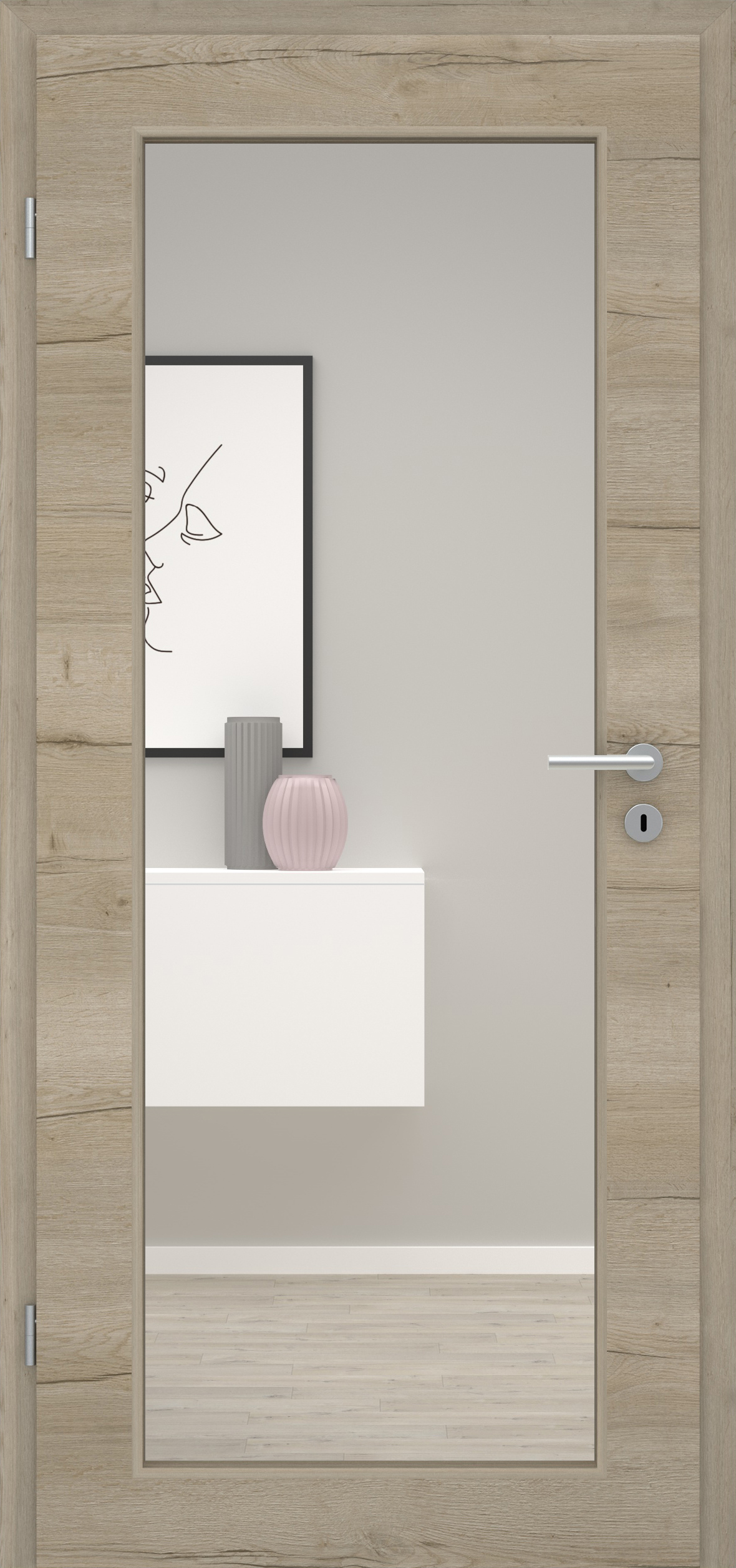 Fachwerk Eiche Sand quer