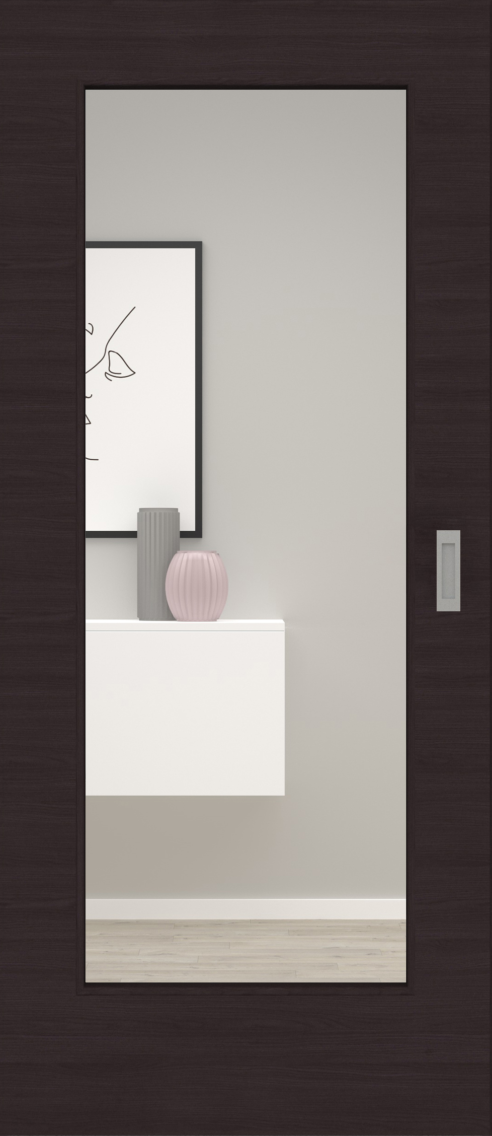 Eiche Graphitgrau quer