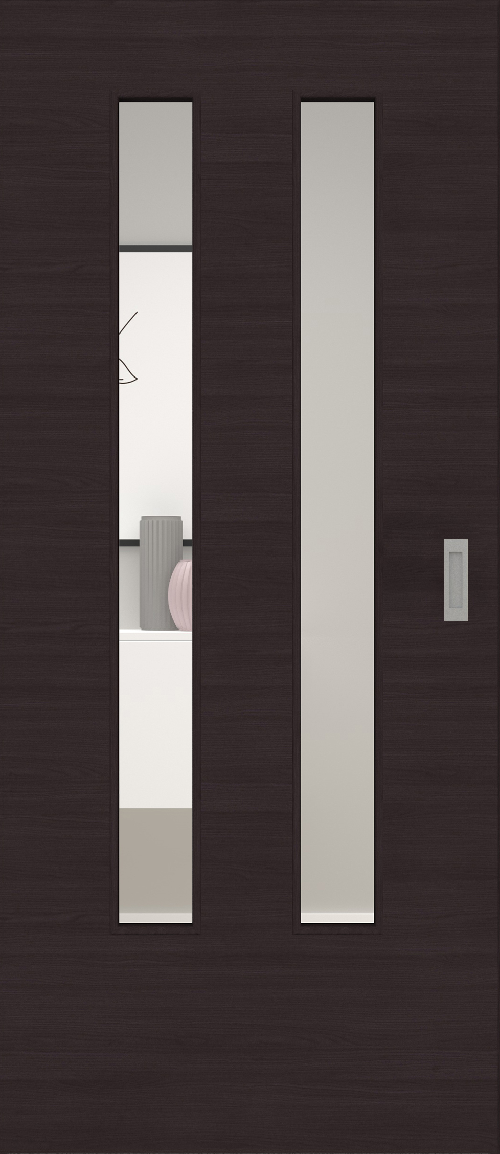 Eiche Graphitgrau quer