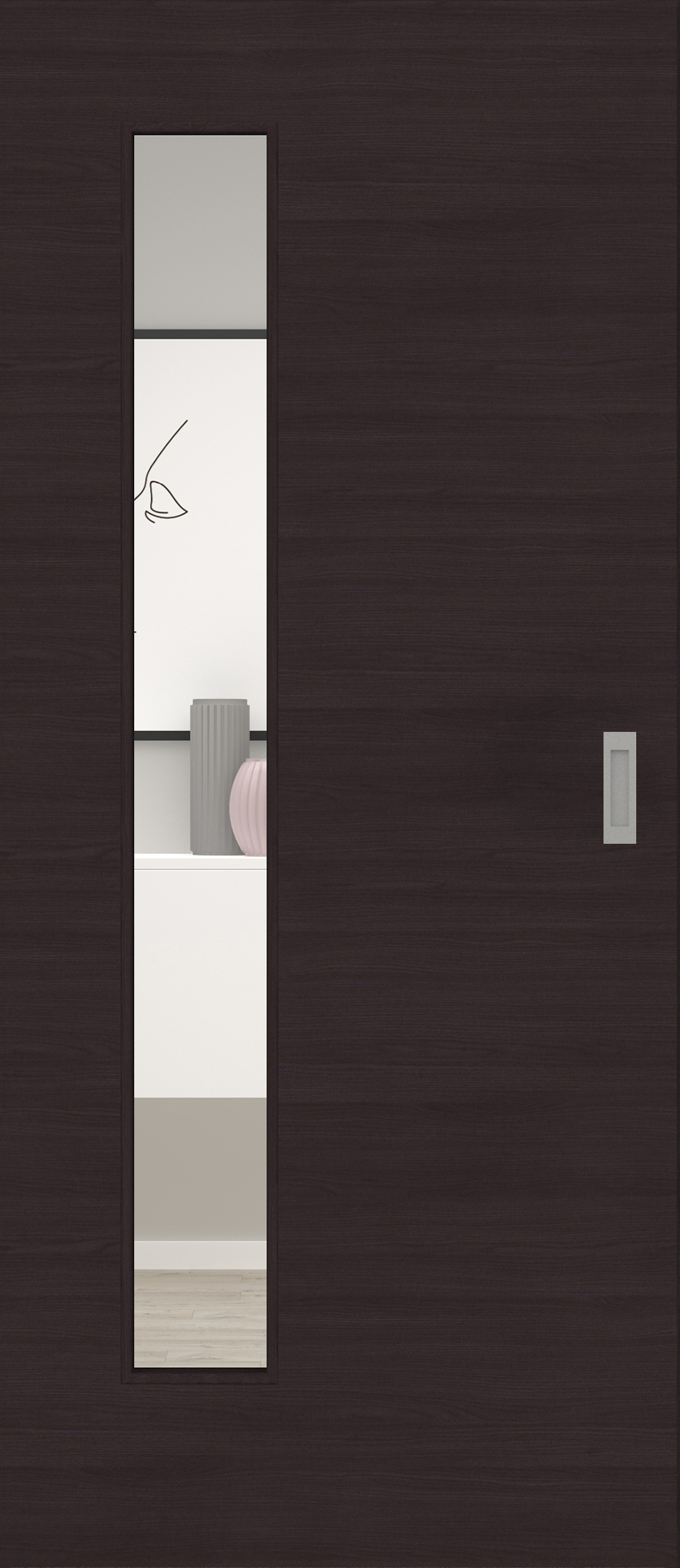 Eiche Graphitgrau quer