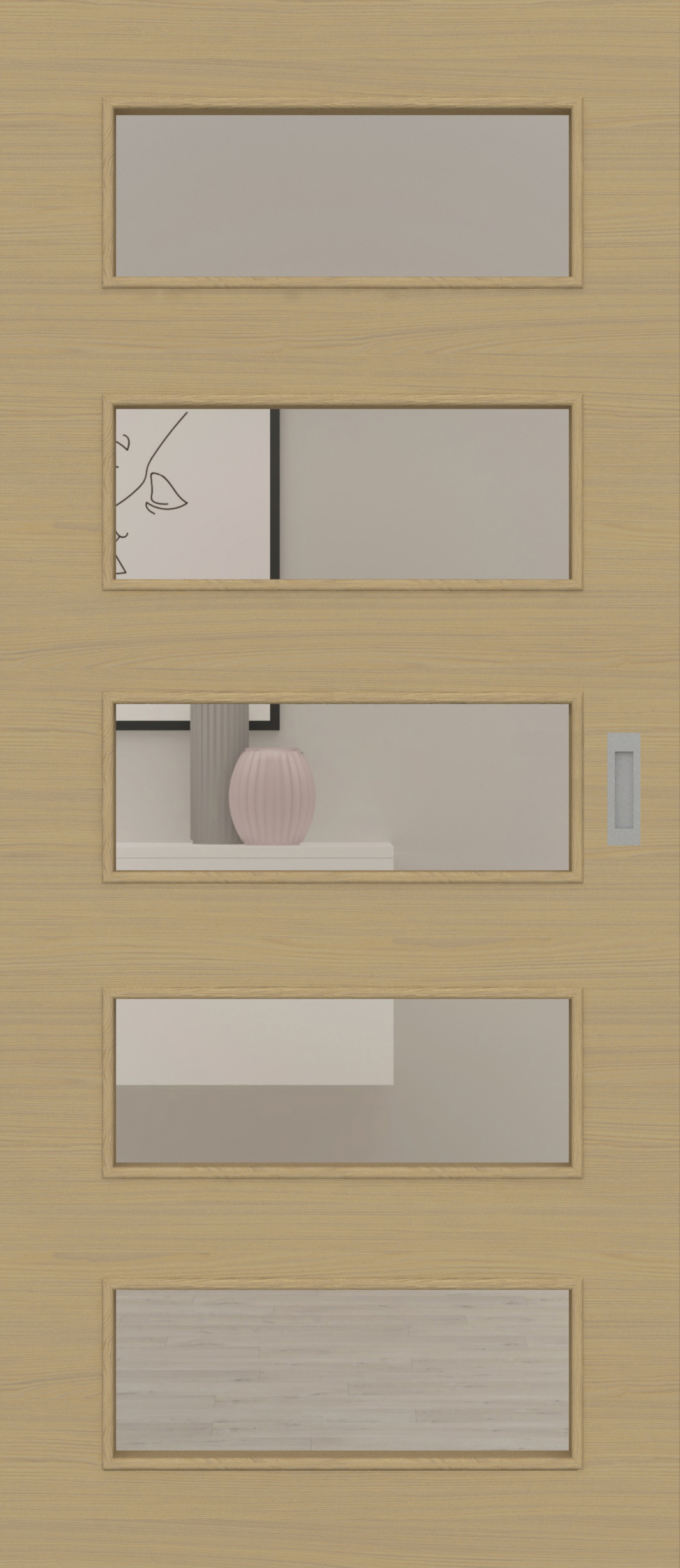 Eiche Naturbeige quer