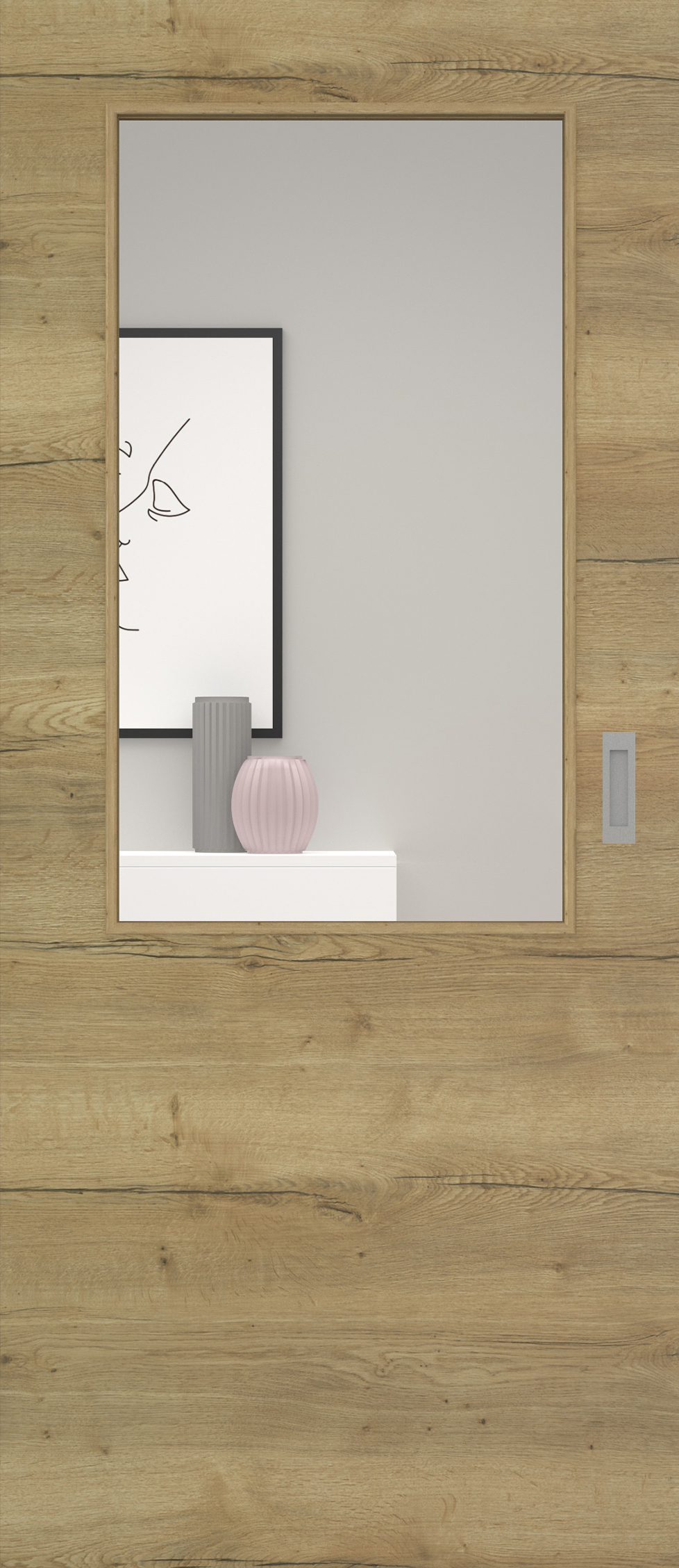 Fachwerk Eiche Natur quer