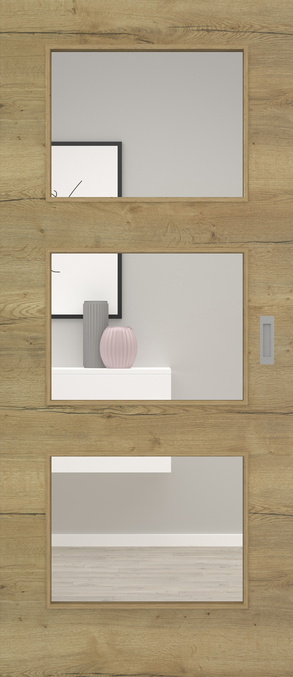 Fachwerk Eiche Natur quer