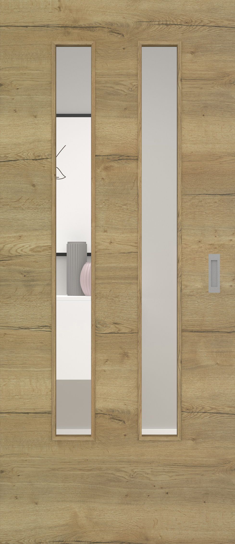 Fachwerk Eiche Natur quer