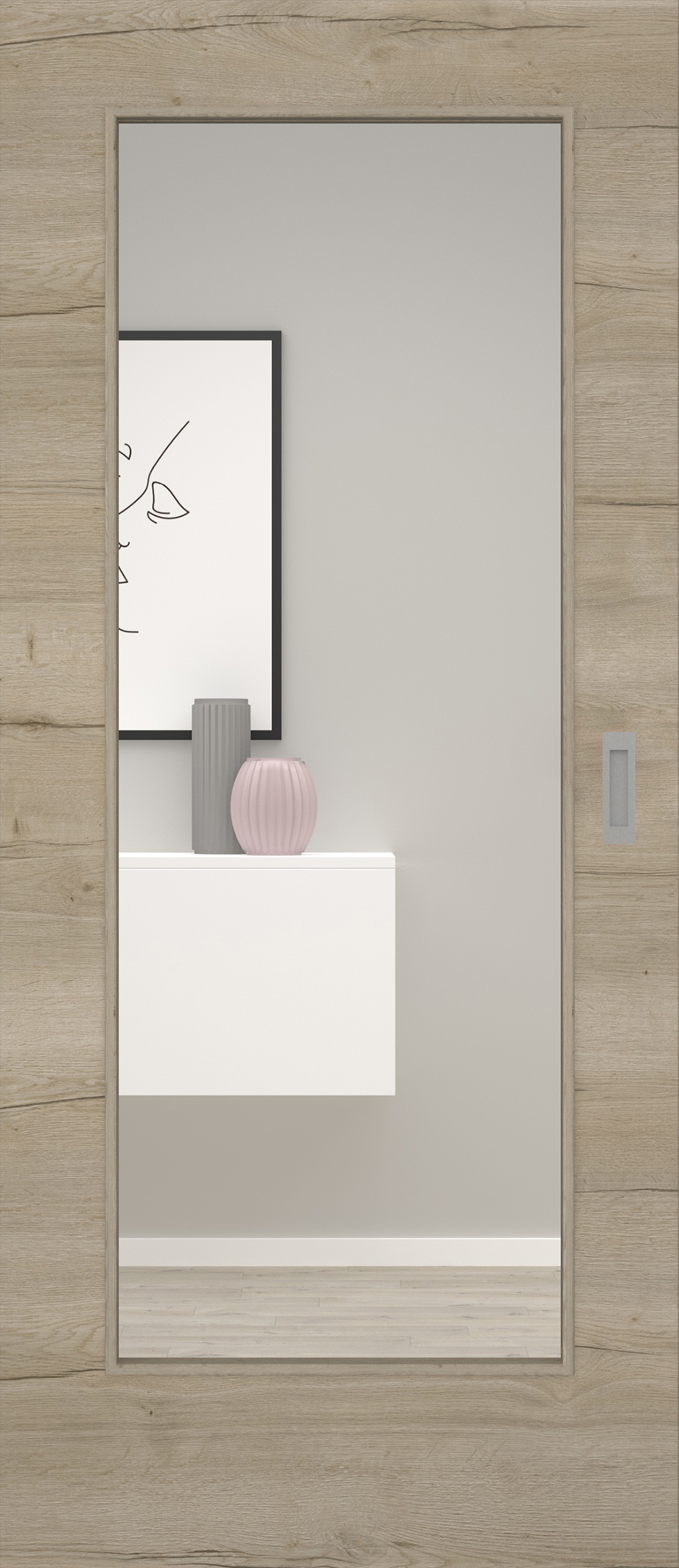 Fachwerk Eiche Sand quer