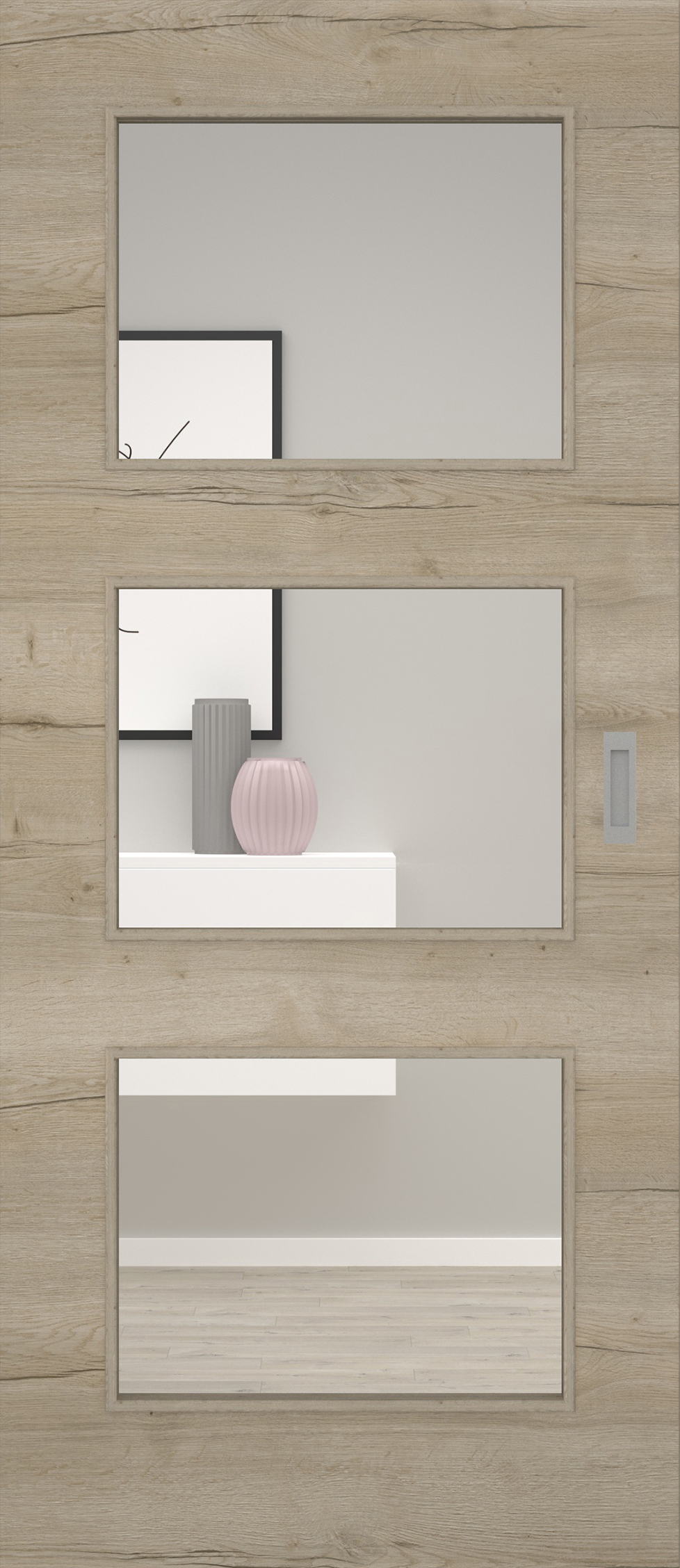 Fachwerk Eiche Sand quer