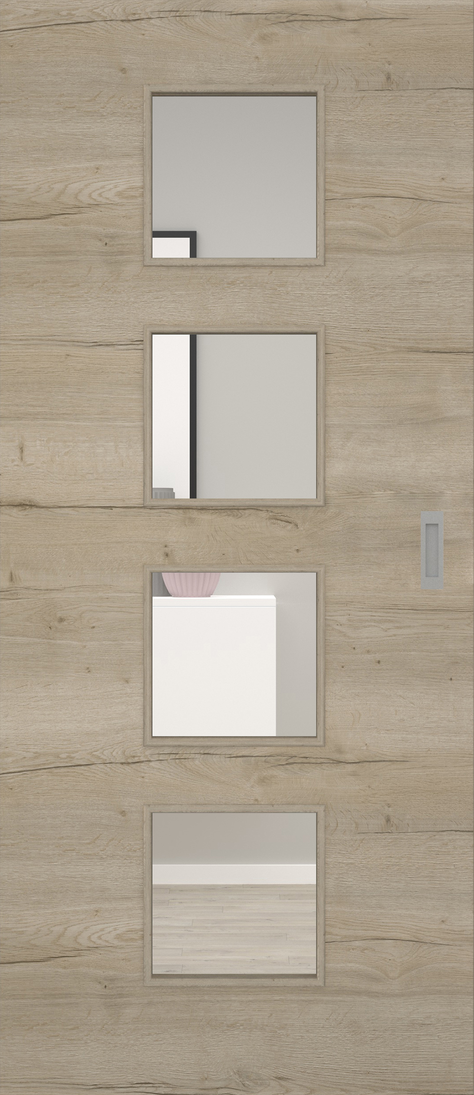 Fachwerk Eiche Sand quer