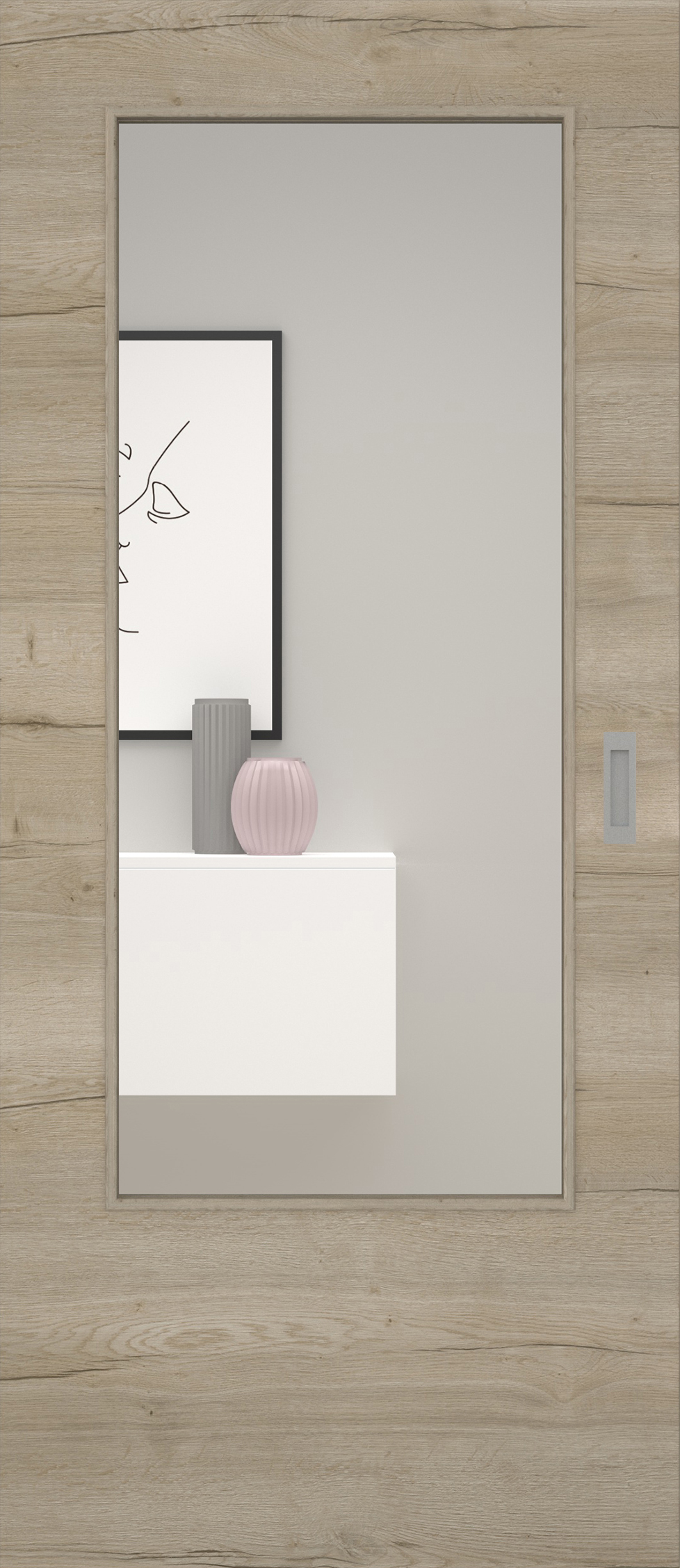 Fachwerk Eiche Sand quer