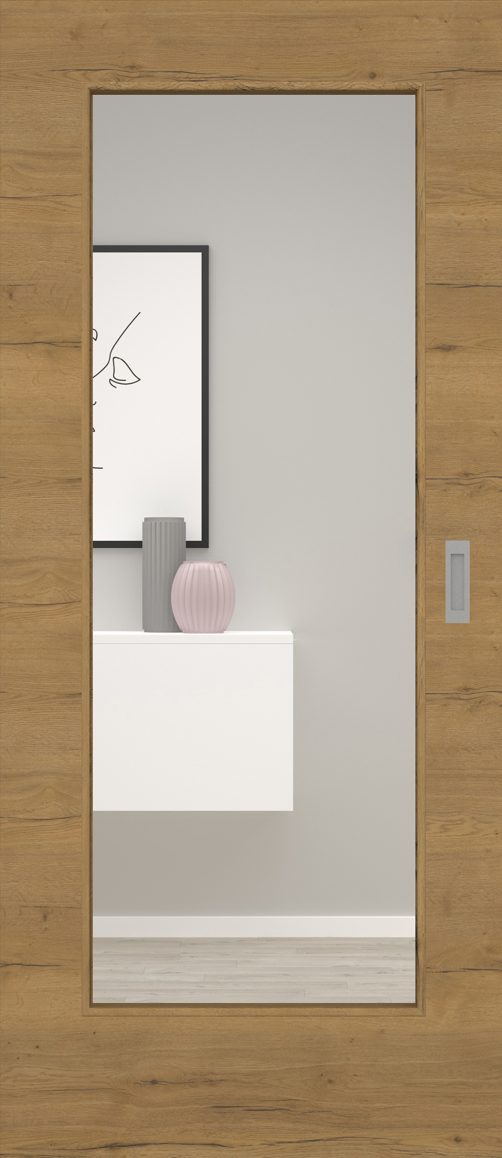 Fachwerk Eiche Honig quer