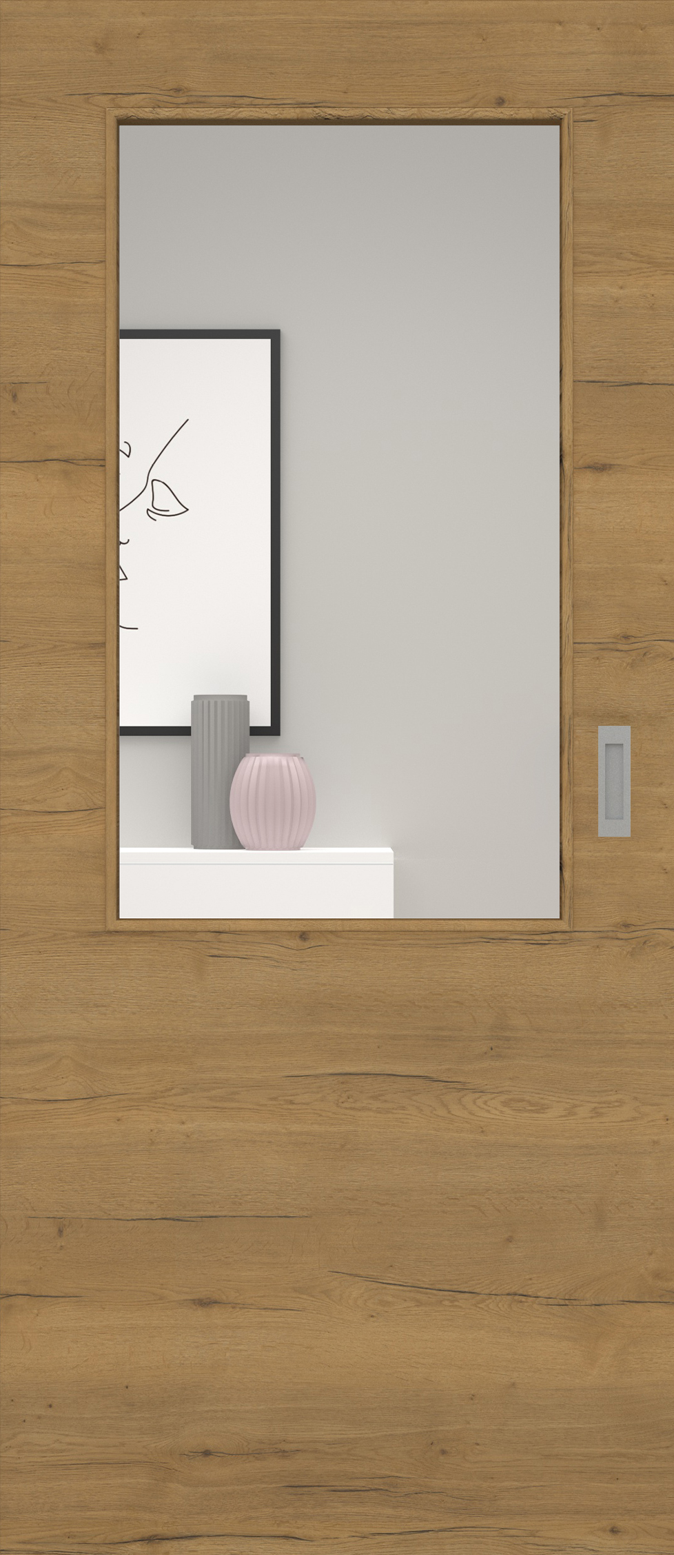 Fachwerk Eiche Honig quer