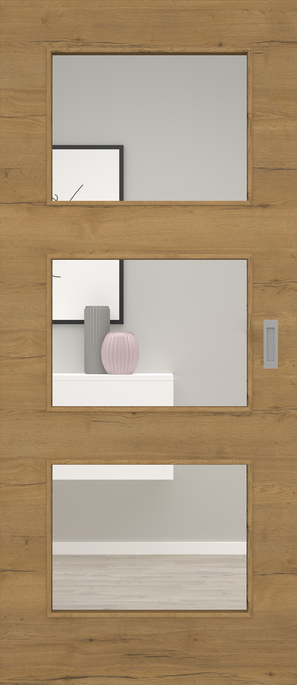 Fachwerk Eiche Honig quer