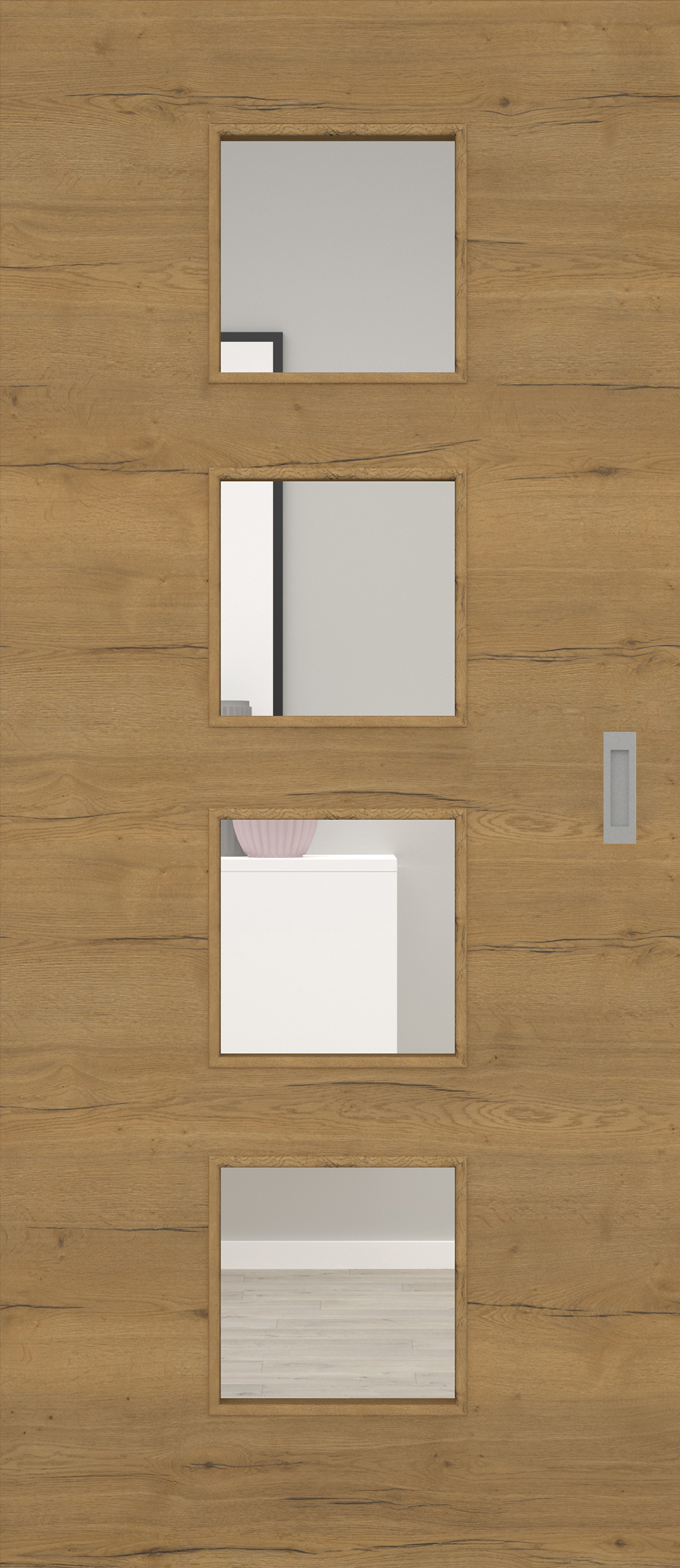 Fachwerk Eiche Honig quer