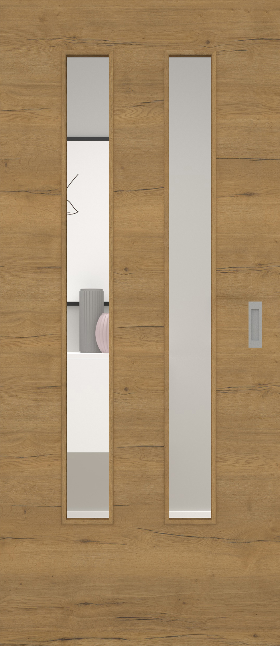 Fachwerk Eiche Honig quer