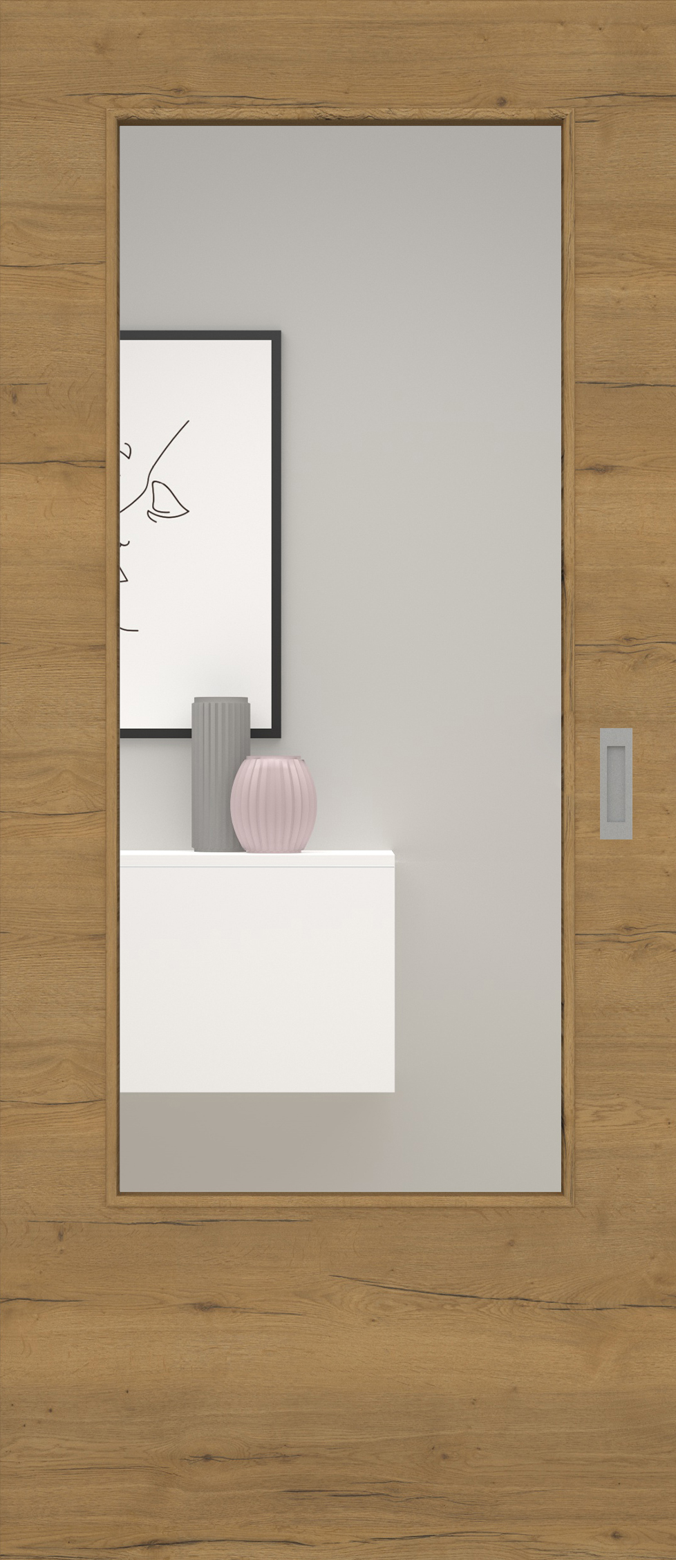 Fachwerk Eiche Honig quer