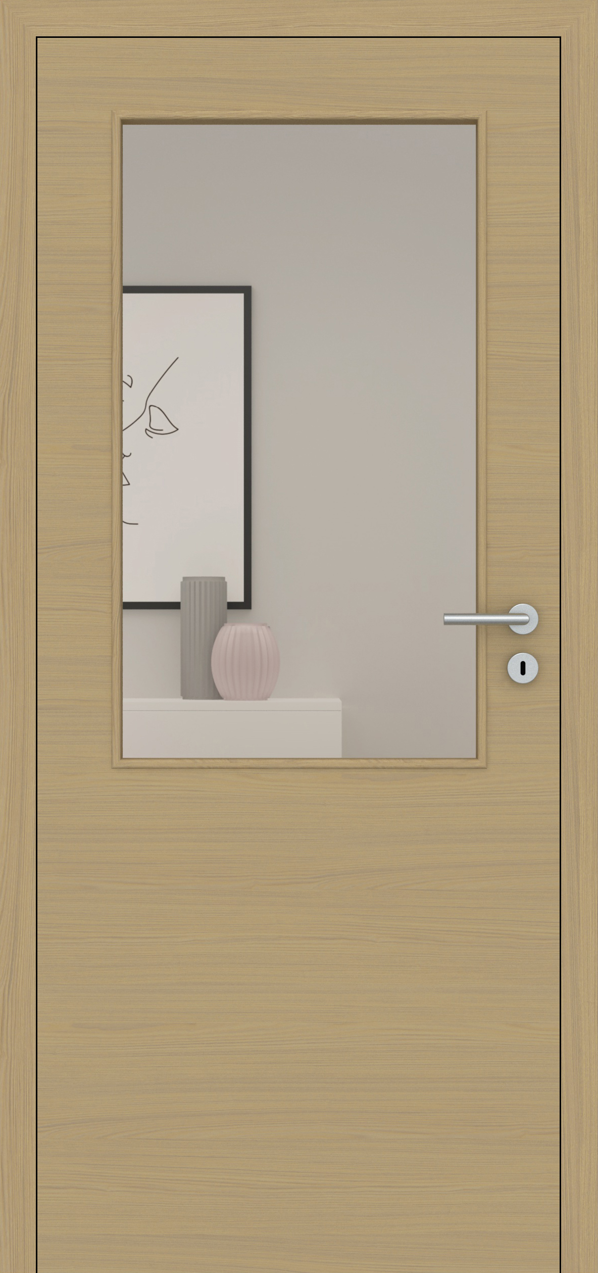 Eiche Naturbeige quer