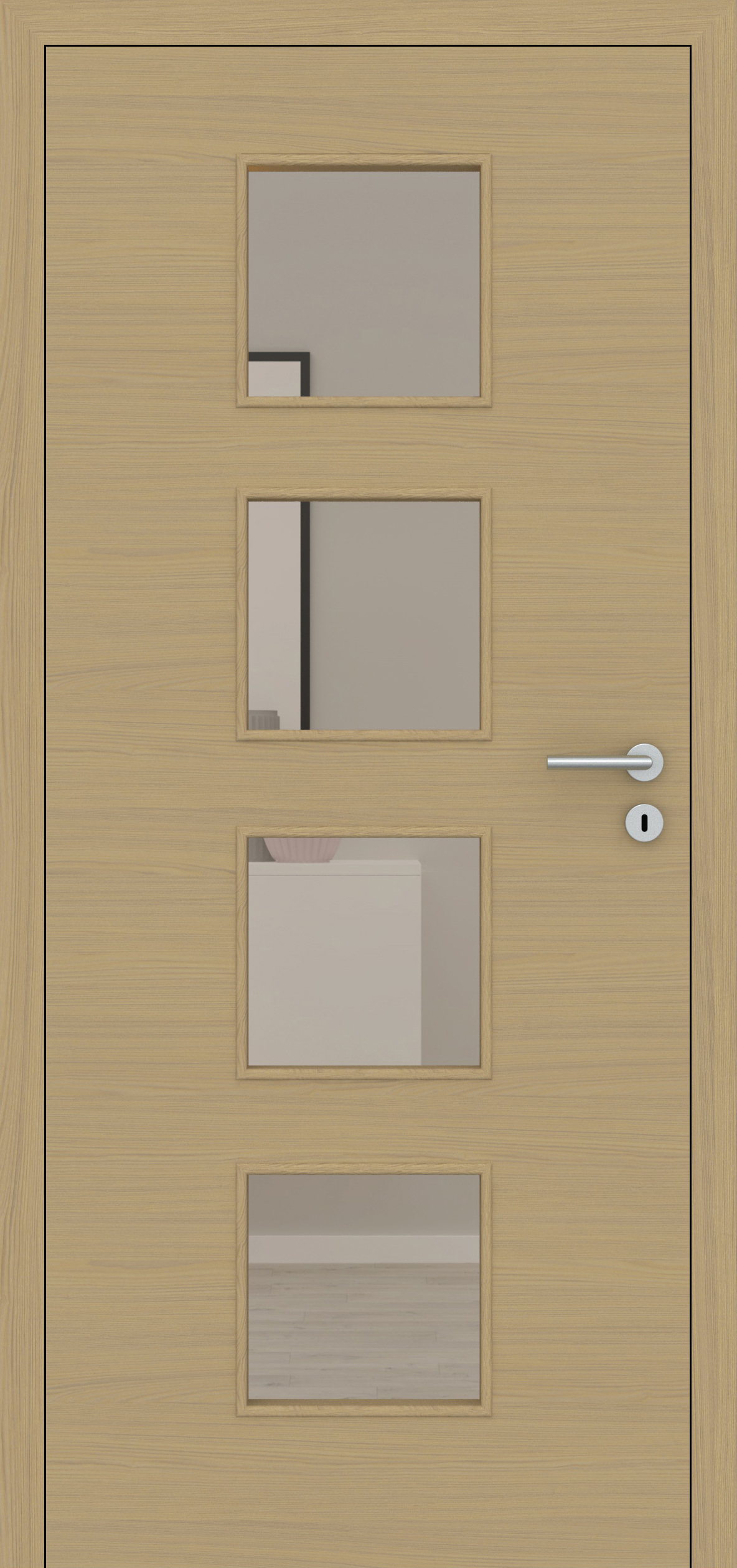 Eiche Naturbeige quer