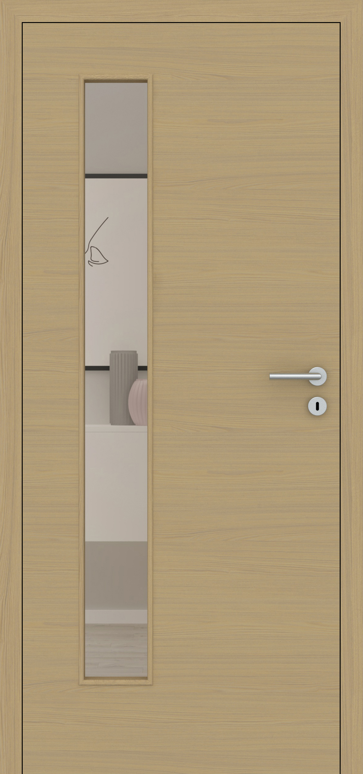 Eiche Naturbeige quer