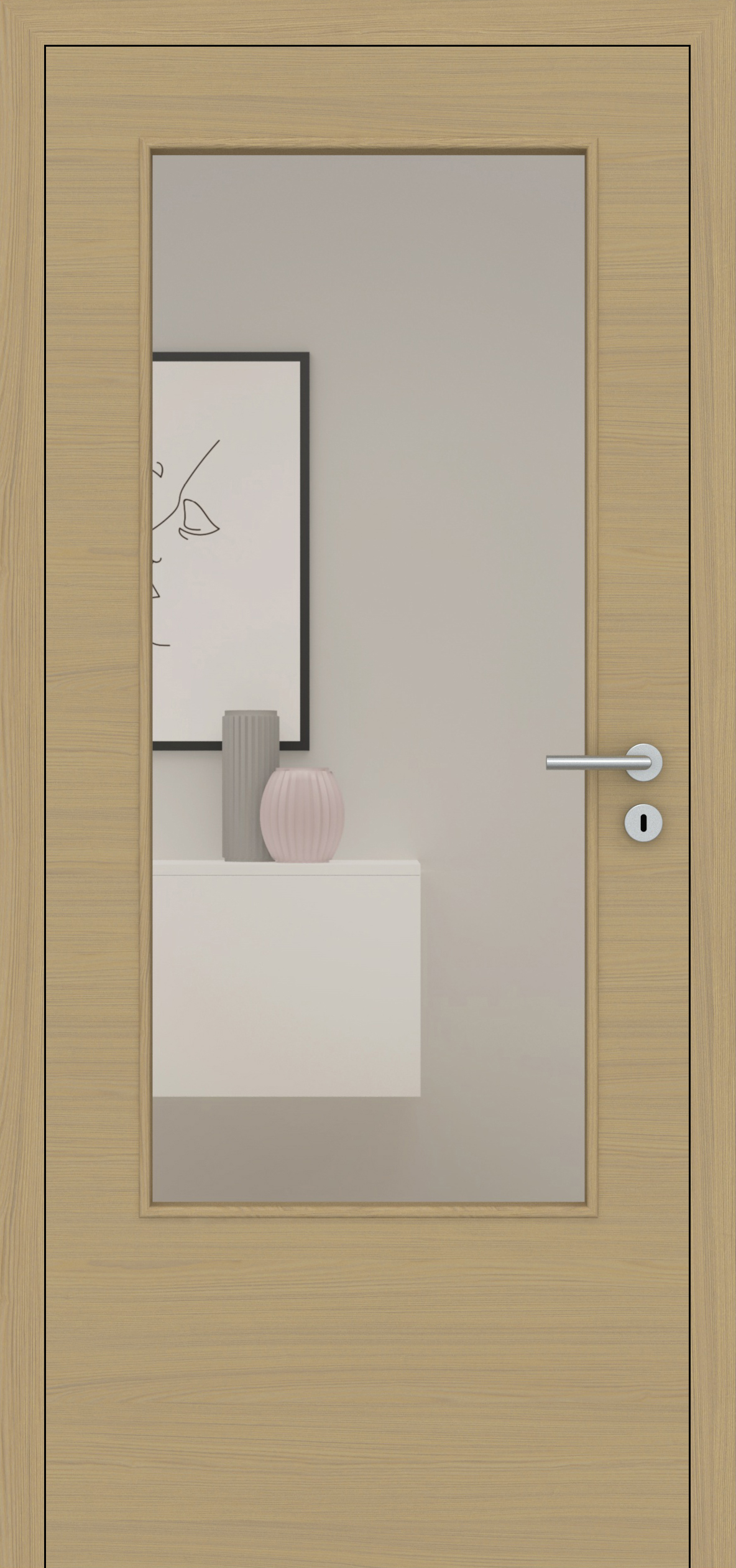 Eiche Naturbeige quer