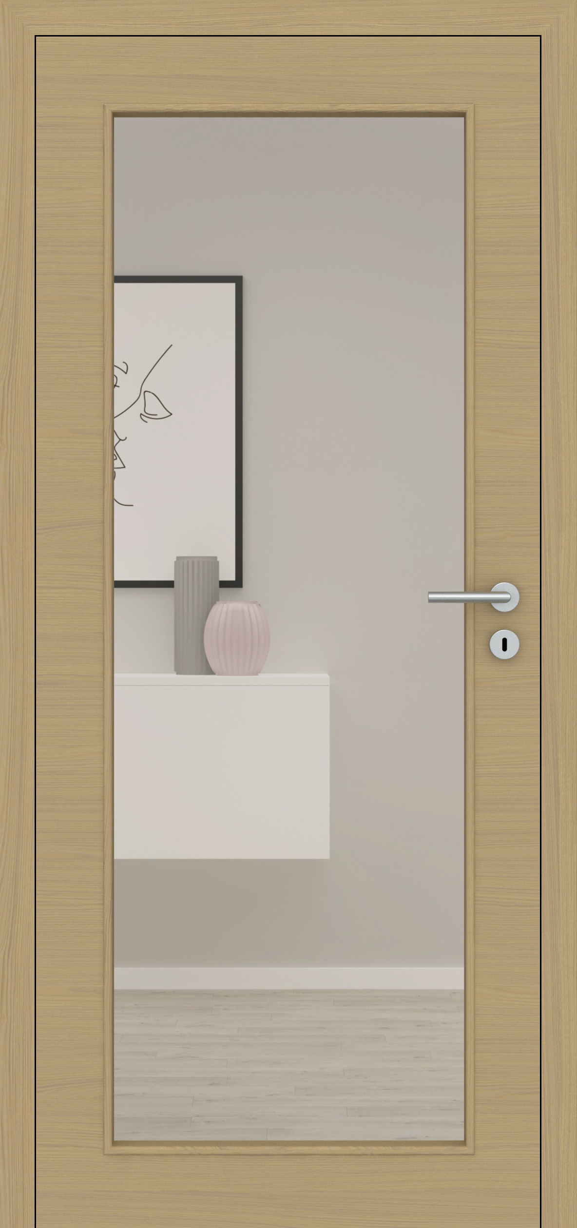 Eiche Naturbeige quer