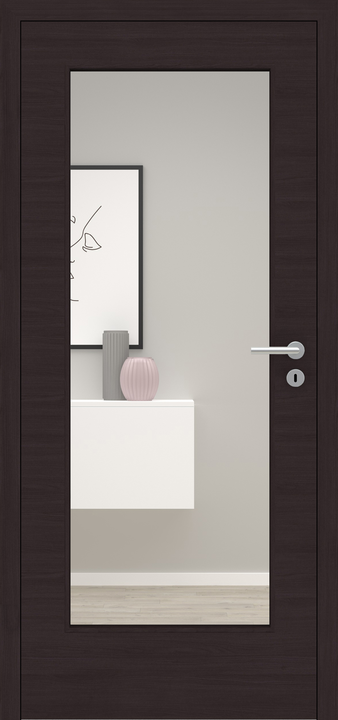 Eiche Graphitgrau quer