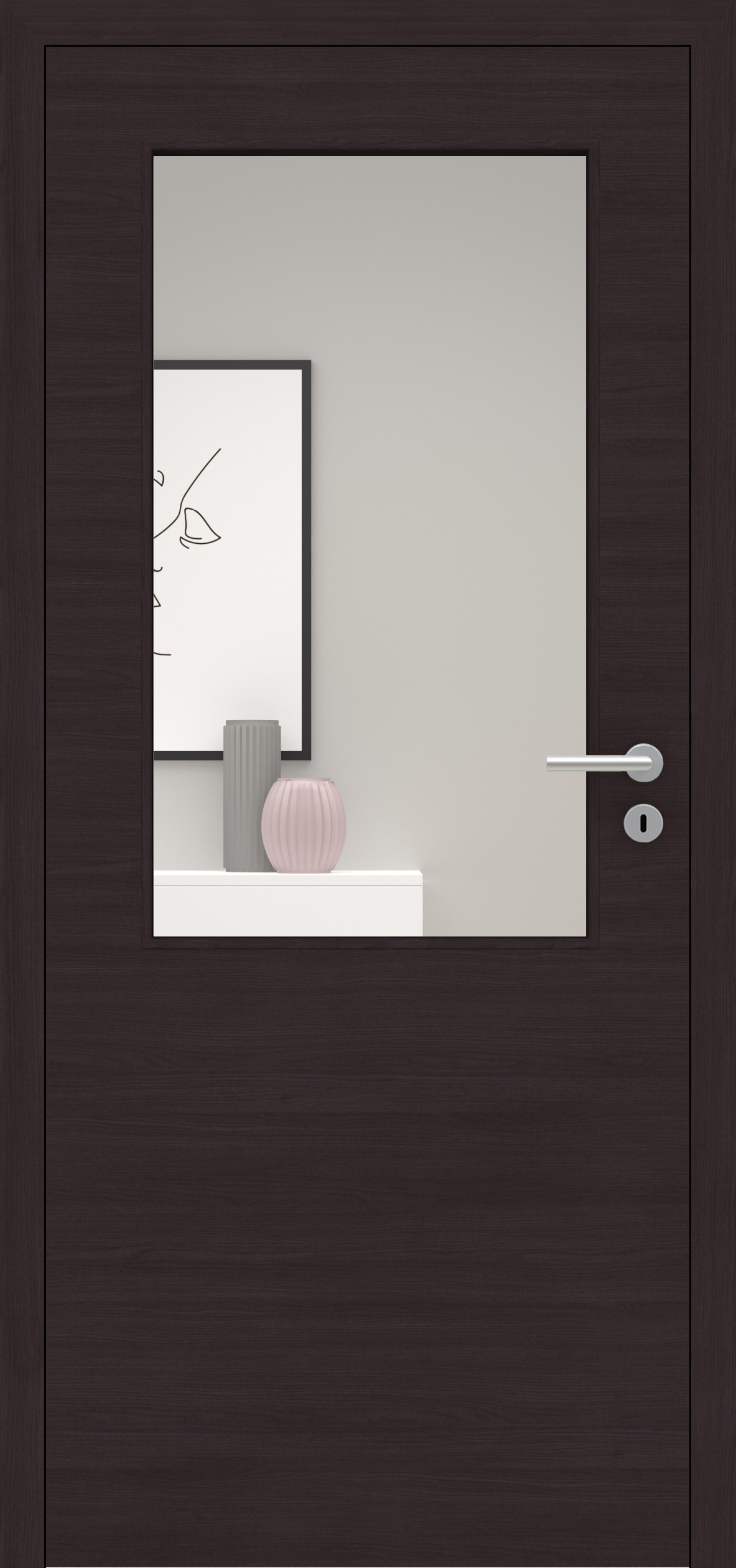 Eiche Graphitgrau quer