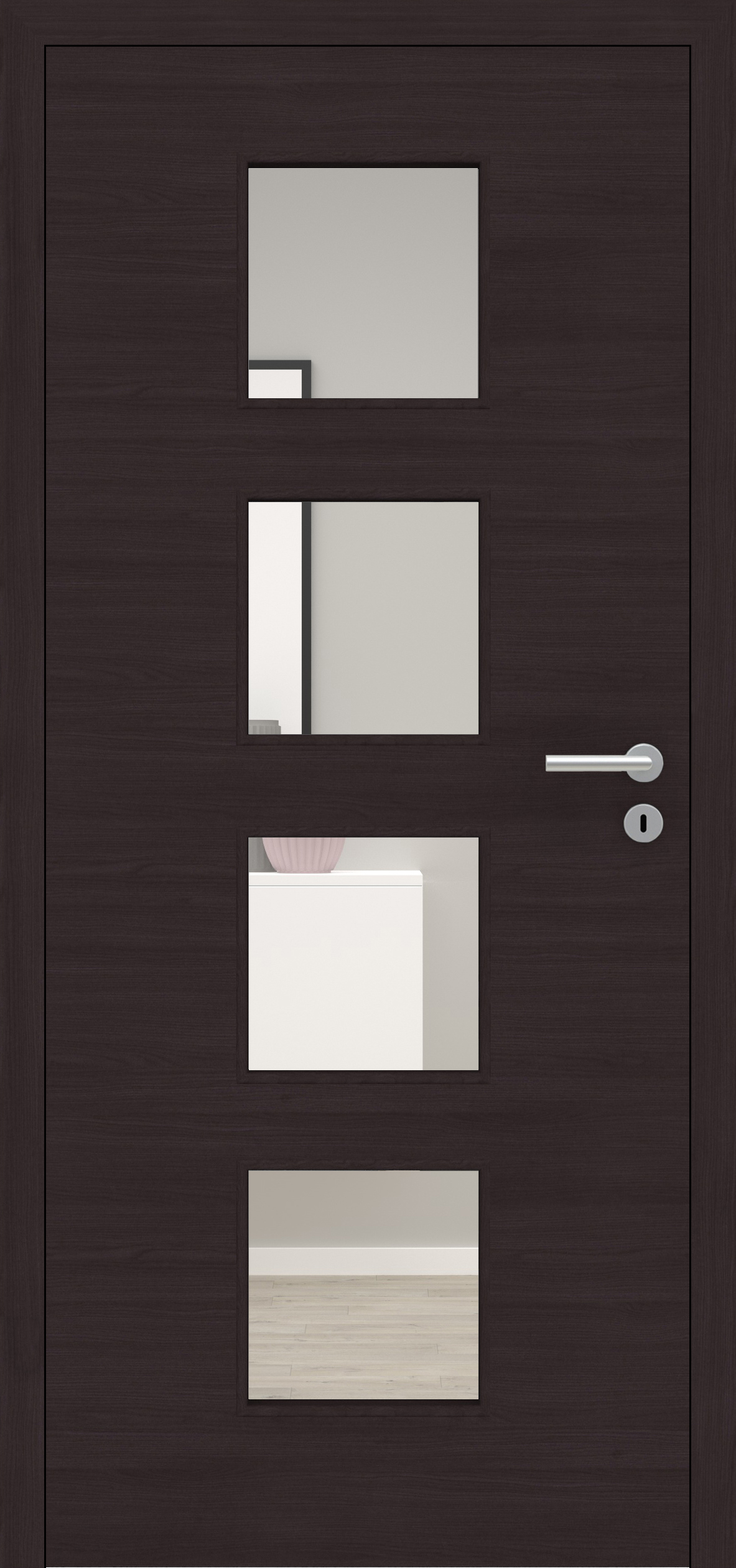 Eiche Graphitgrau quer