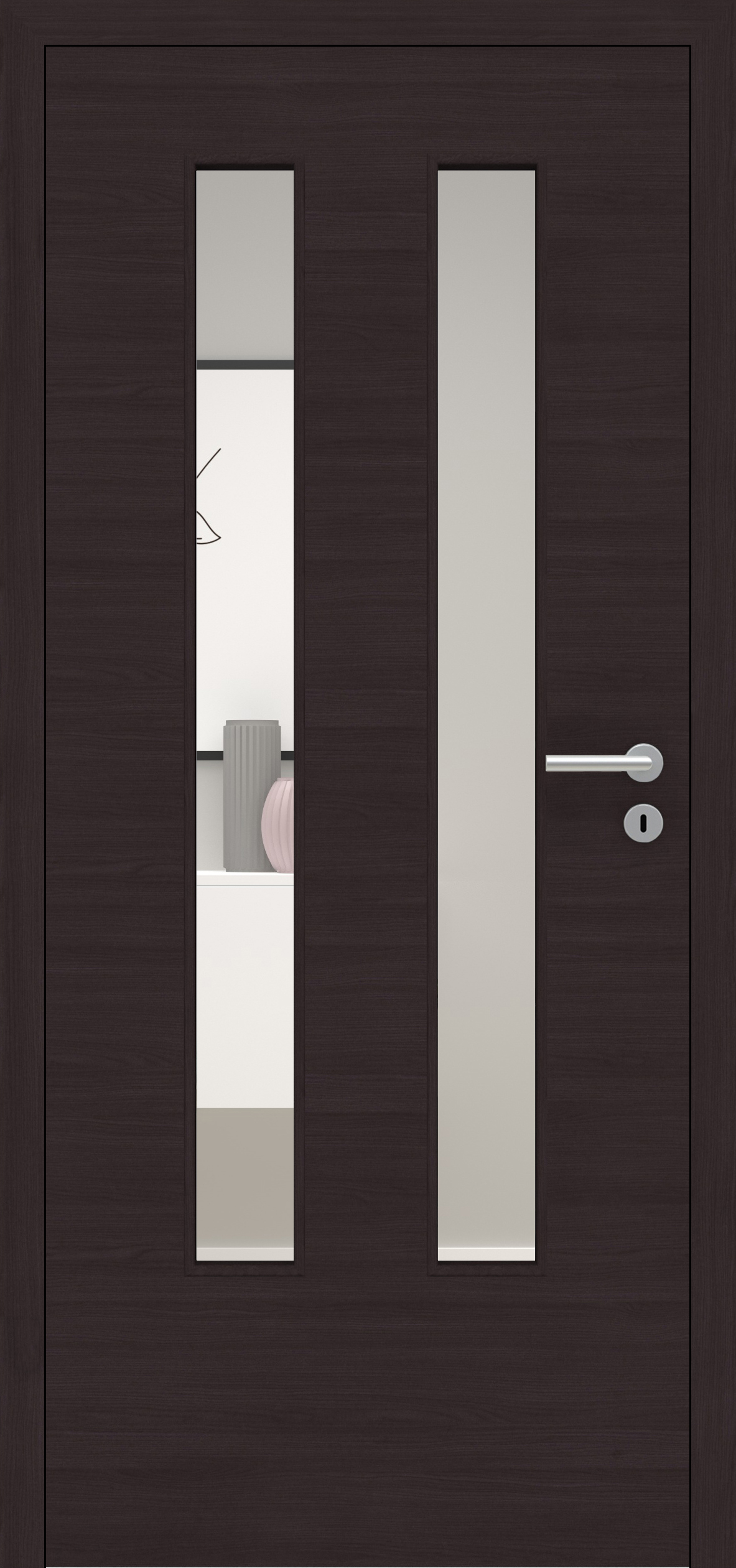 Eiche Graphitgrau quer