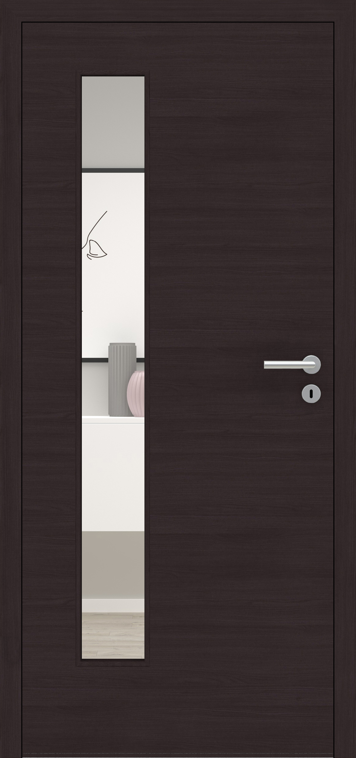 Eiche Graphitgrau quer