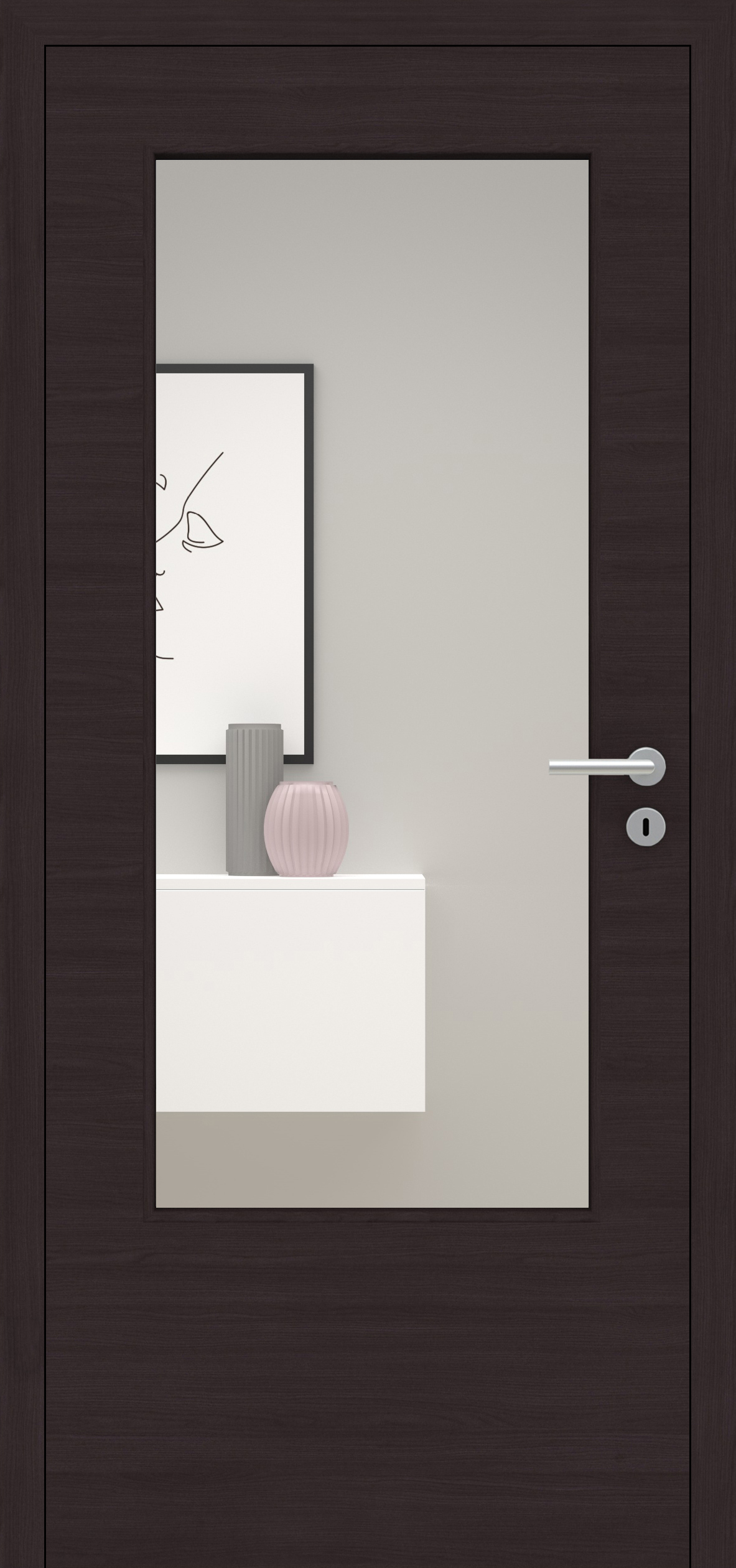 Eiche Graphitgrau quer