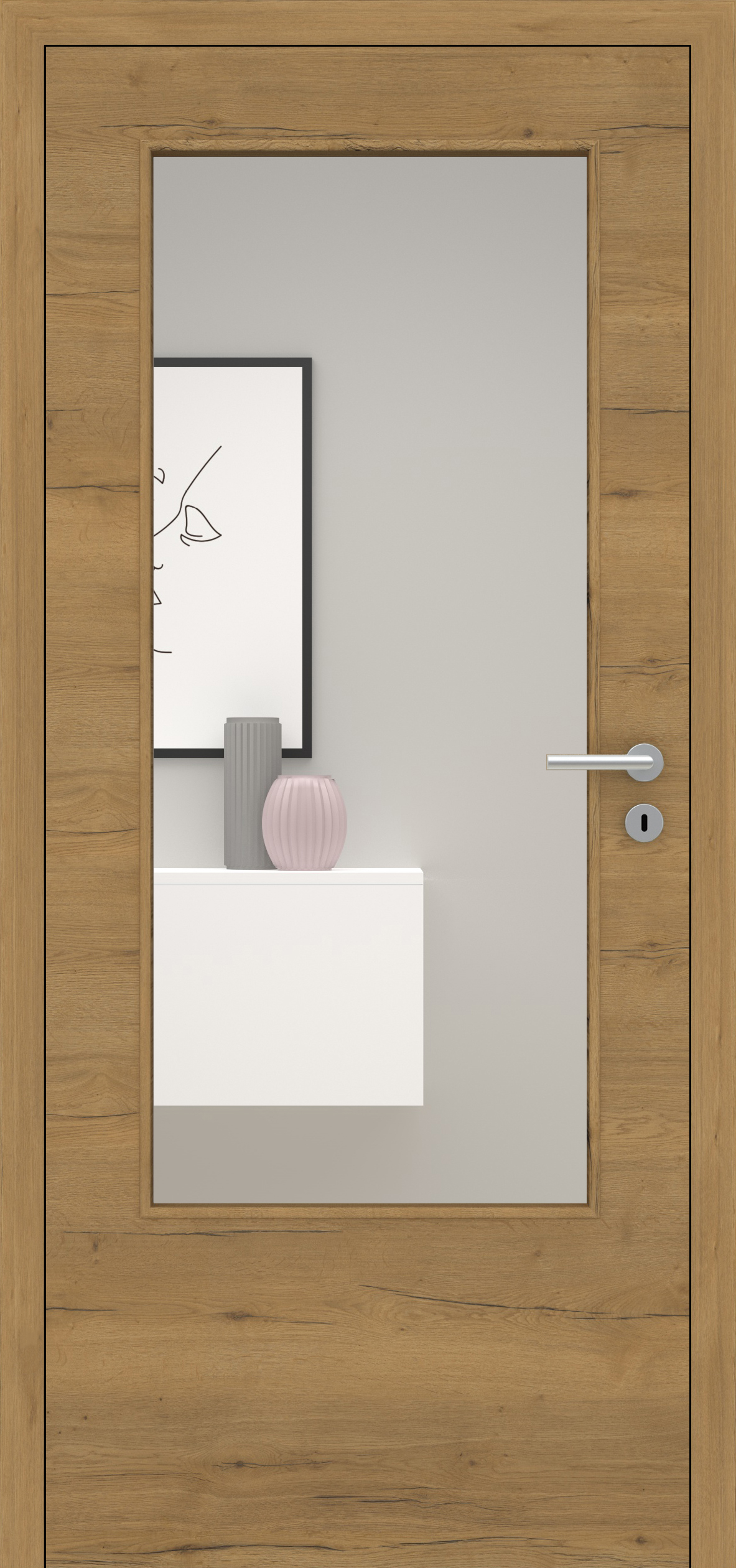 Fachwerk Eiche Honig quer