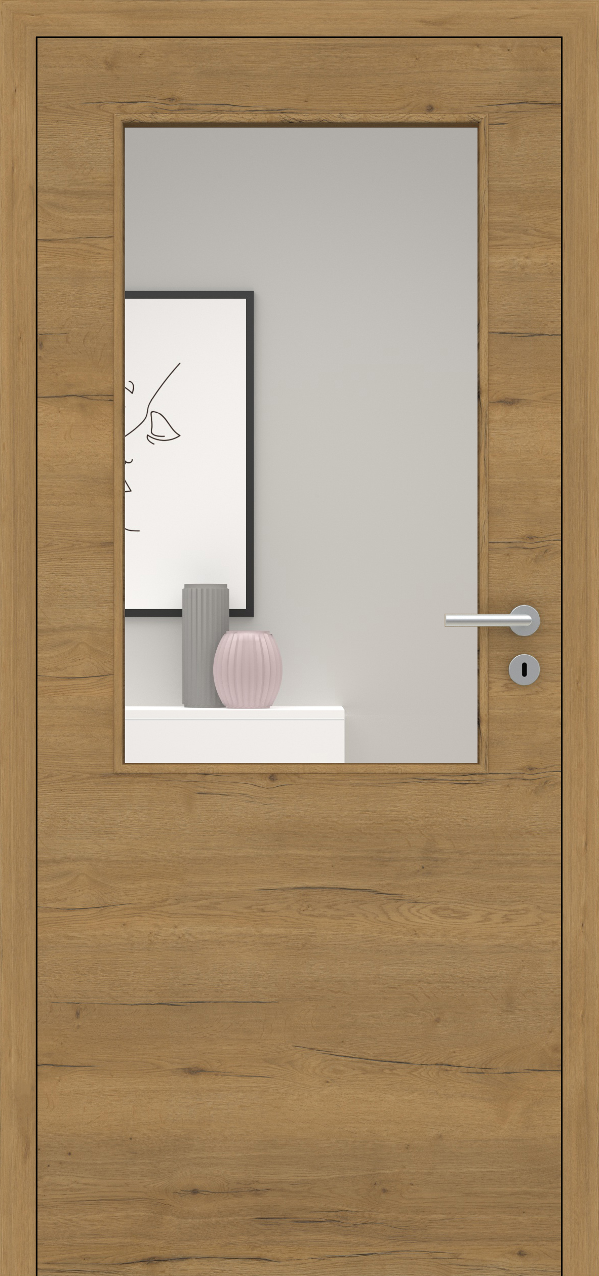 Fachwerk Eiche Honig quer