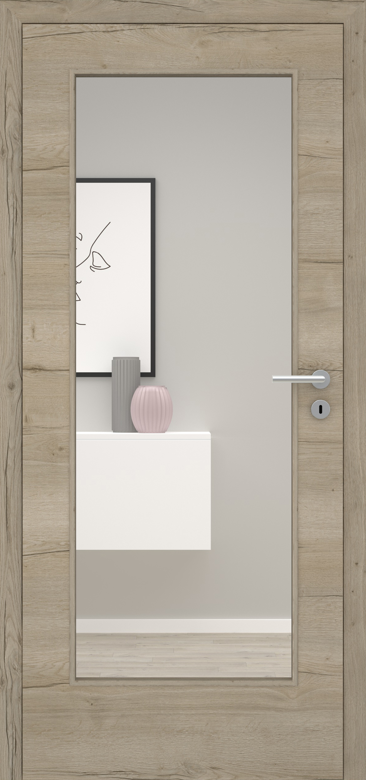 Fachwerk Eiche Sand quer