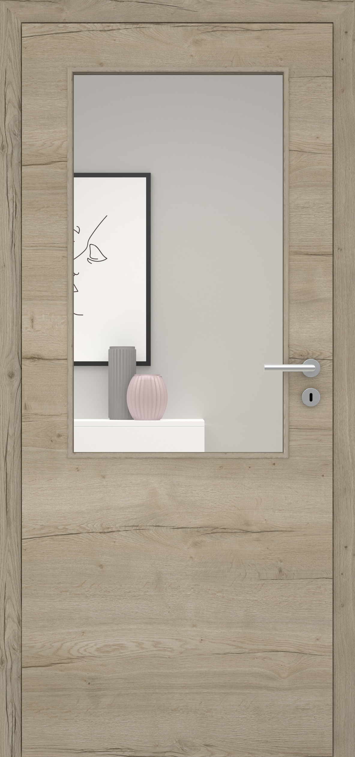 Fachwerk Eiche Sand quer