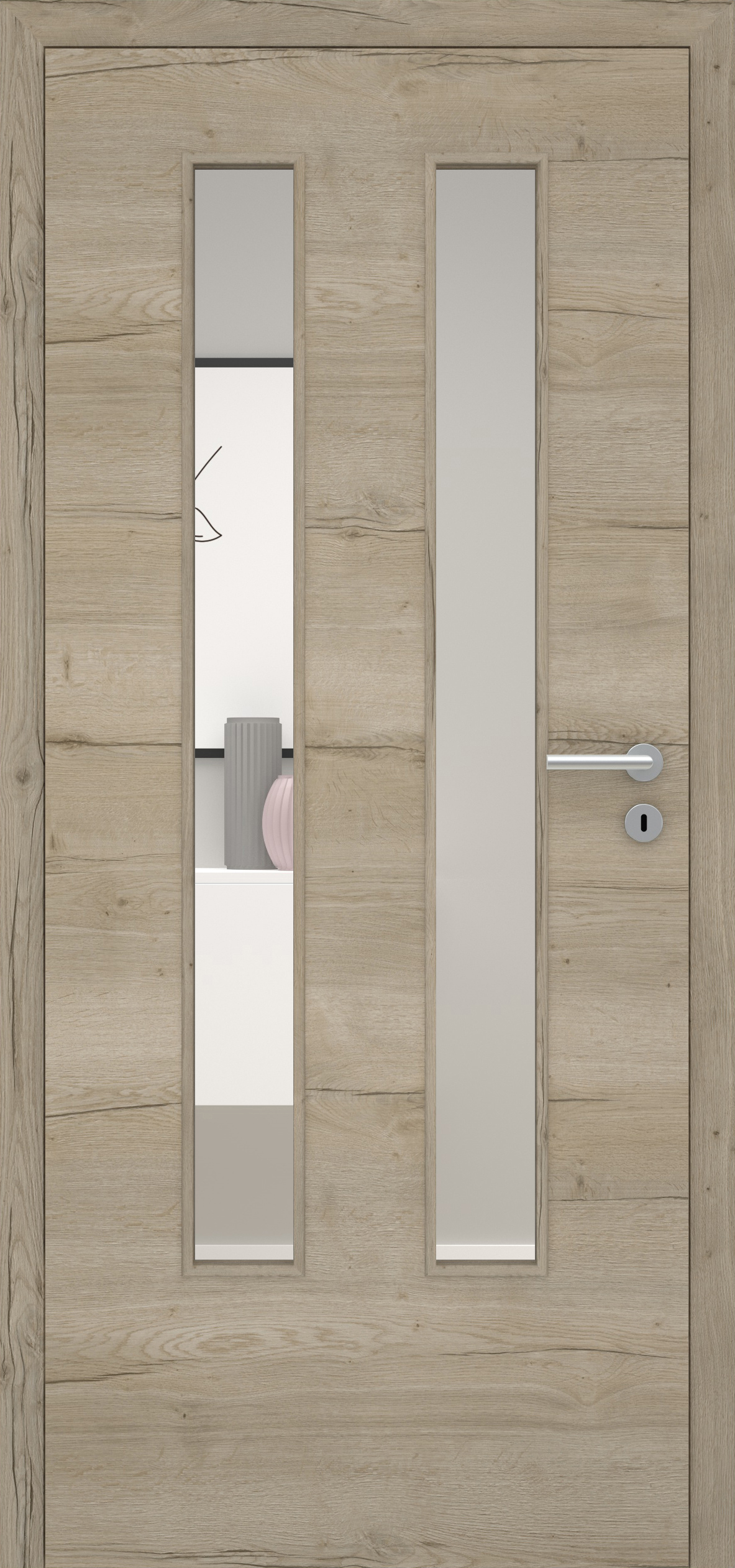 Fachwerk Eiche Sand quer