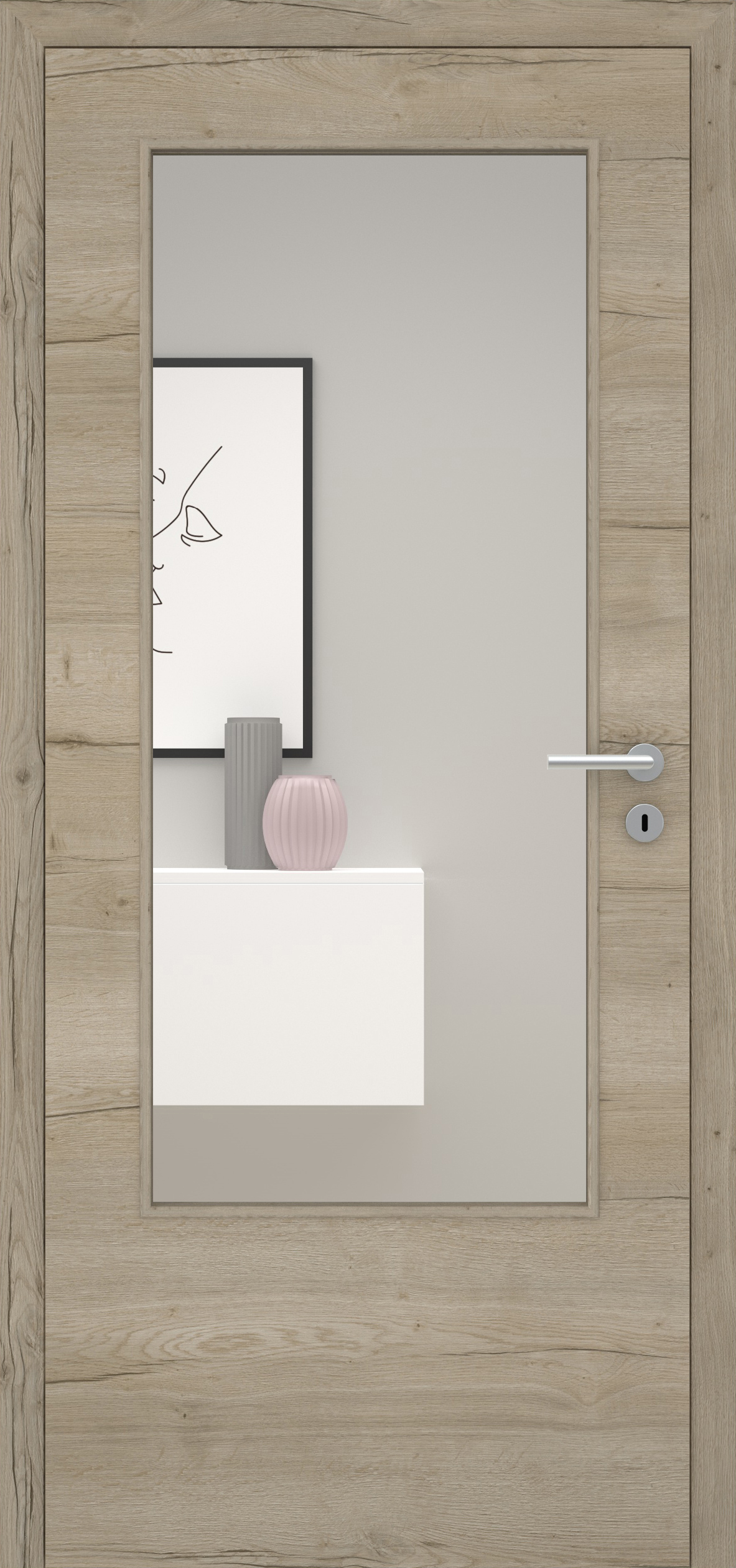 Fachwerk Eiche Sand quer