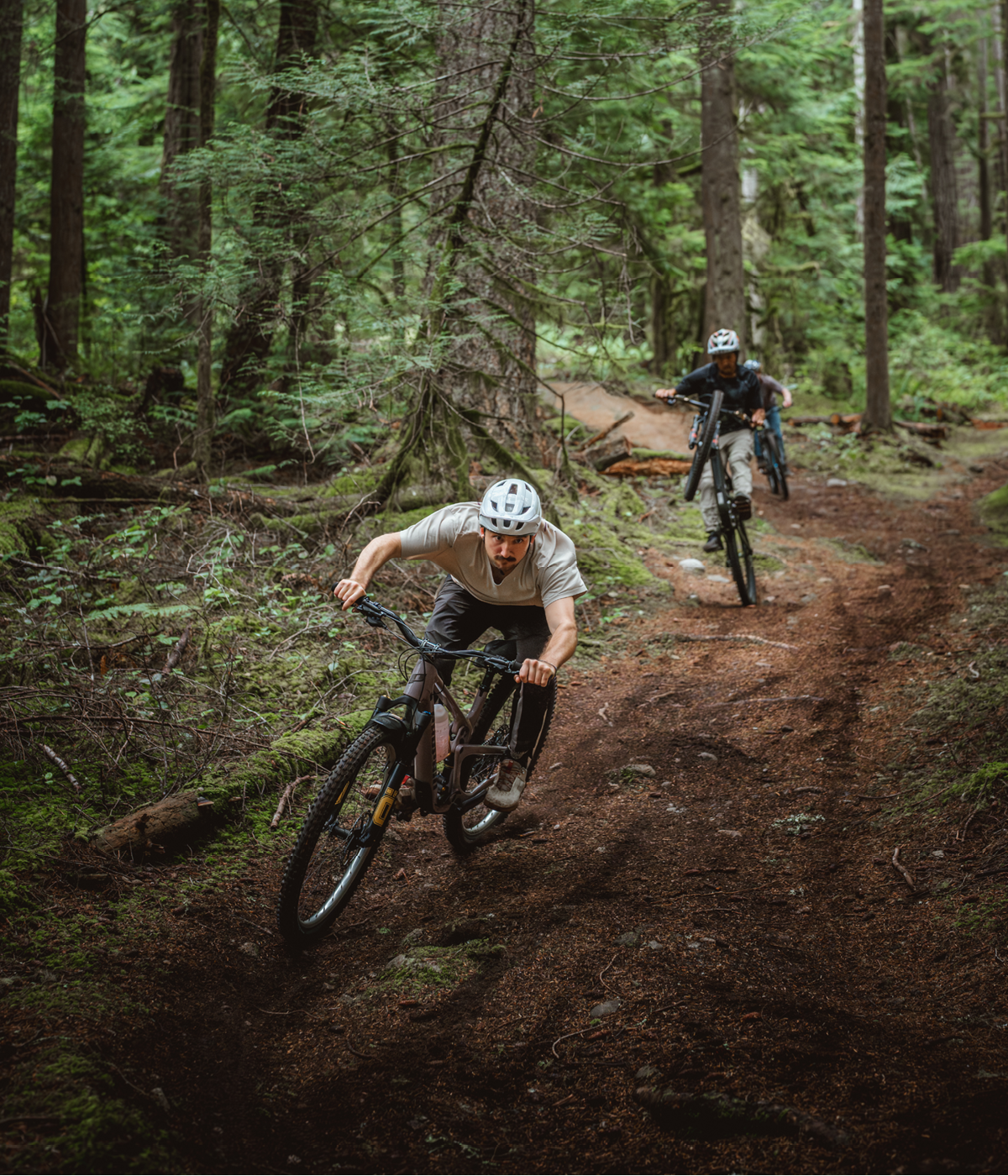 Mountain bike, Waldpfad, Radfahrer, Helm, Offroad